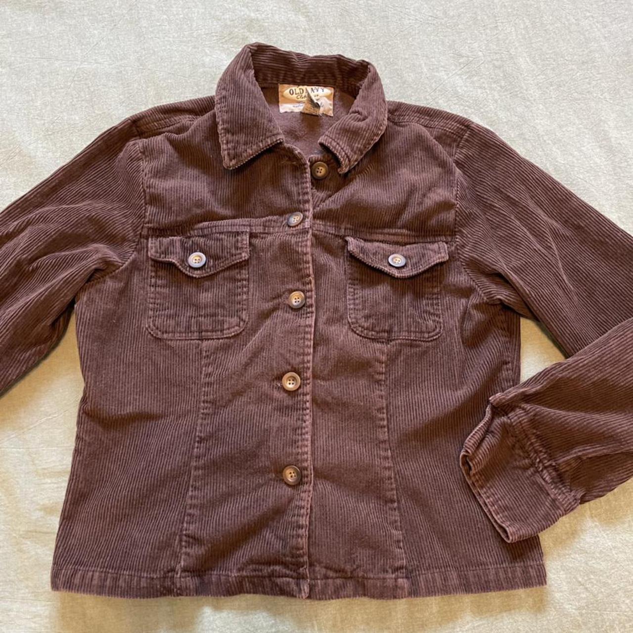 old navy cropped corduroy jacket