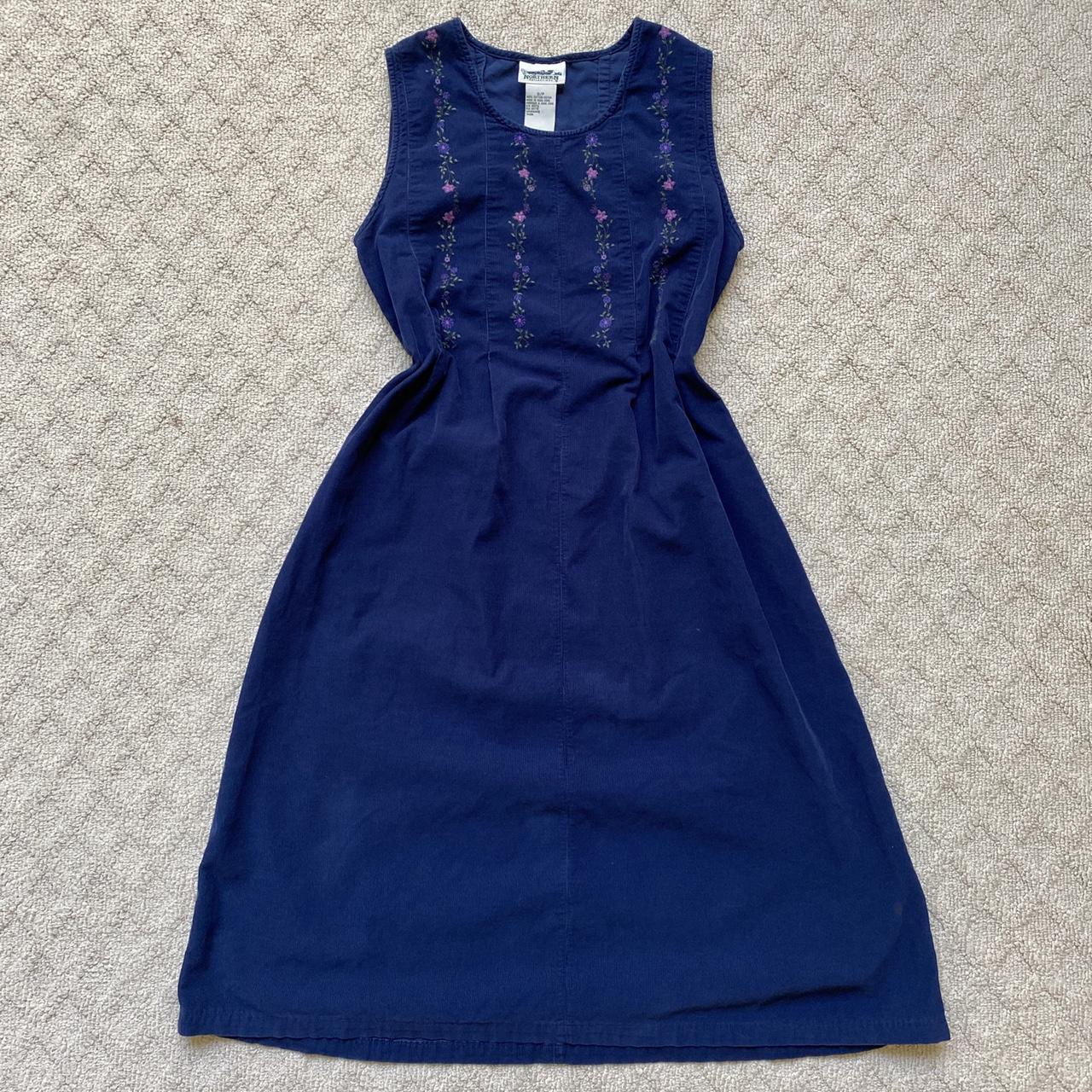 Northern Reflections Women's Purple and Blue Dress | Depop