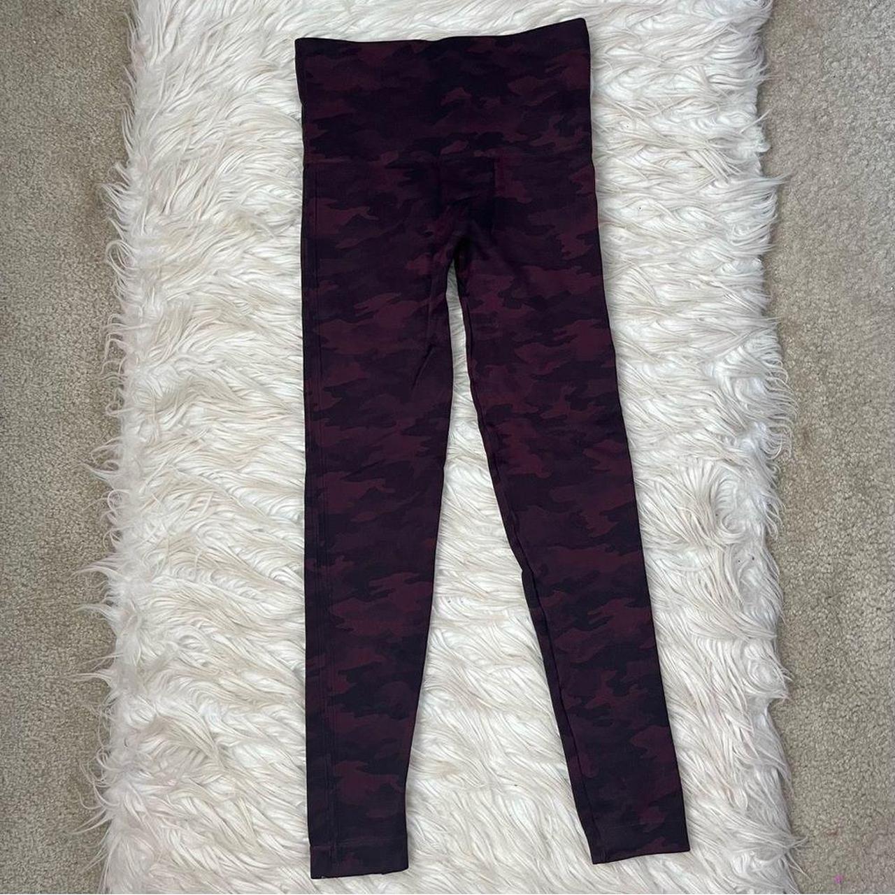 Spanx Look At Me Now Leggings In Black Camo Size - Depop