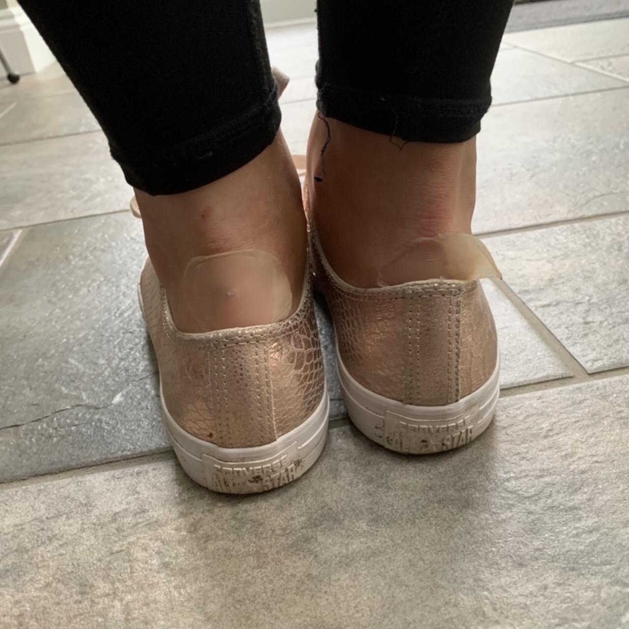 Rose gold converse clearance ballet