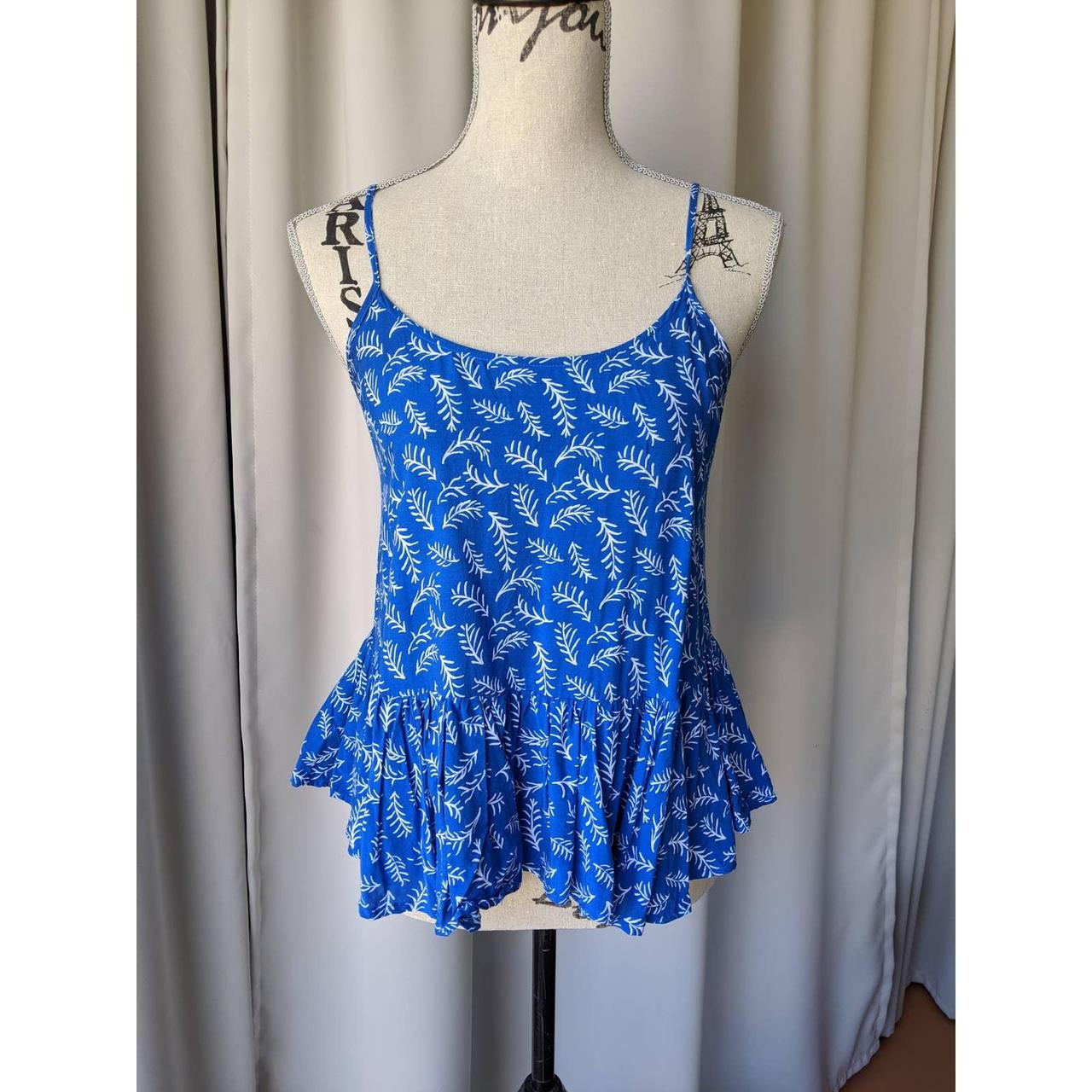 old navy peplum tank