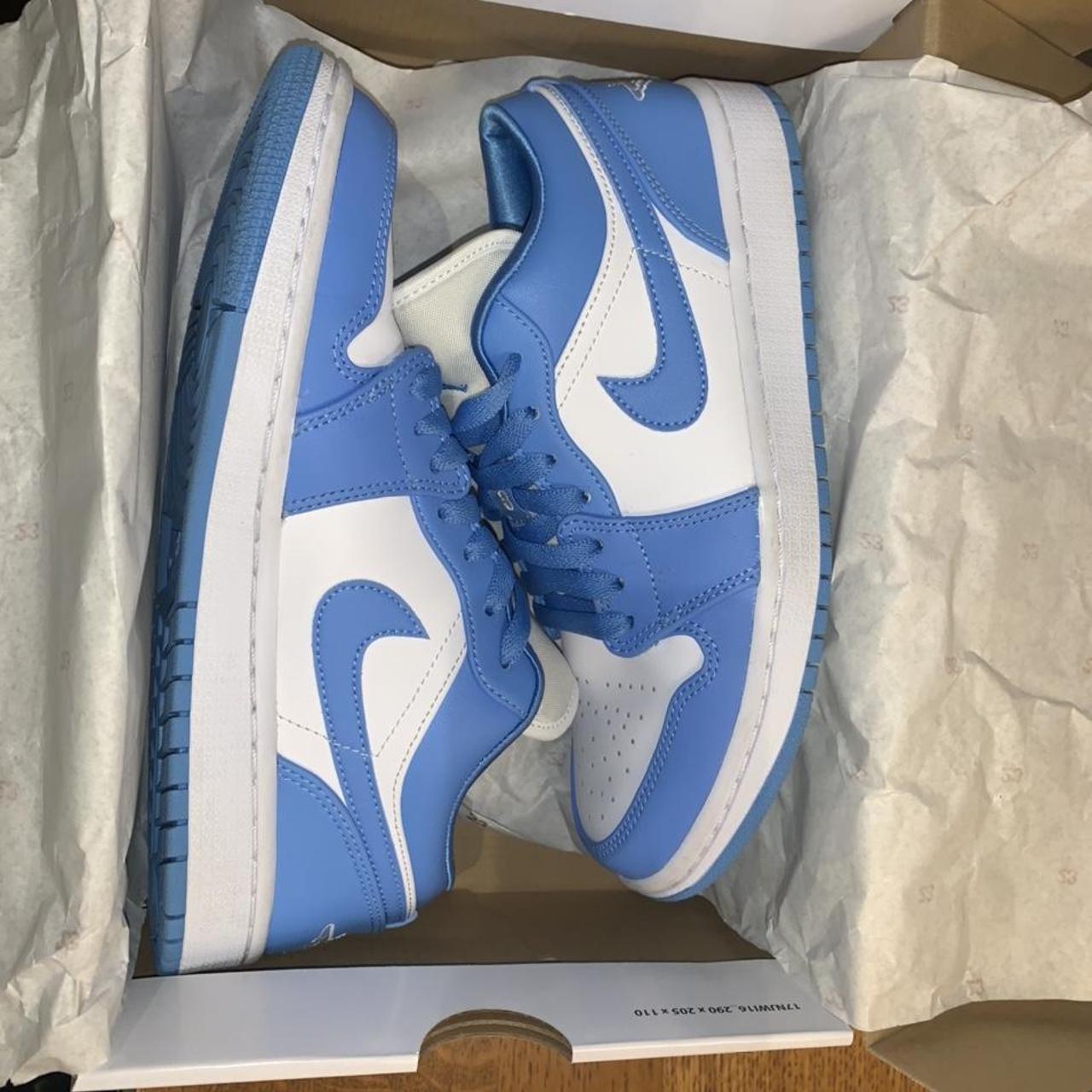 Air Jordan 1 Low ‘UNC’ Wmns size 8! And worn only 2... - Depop