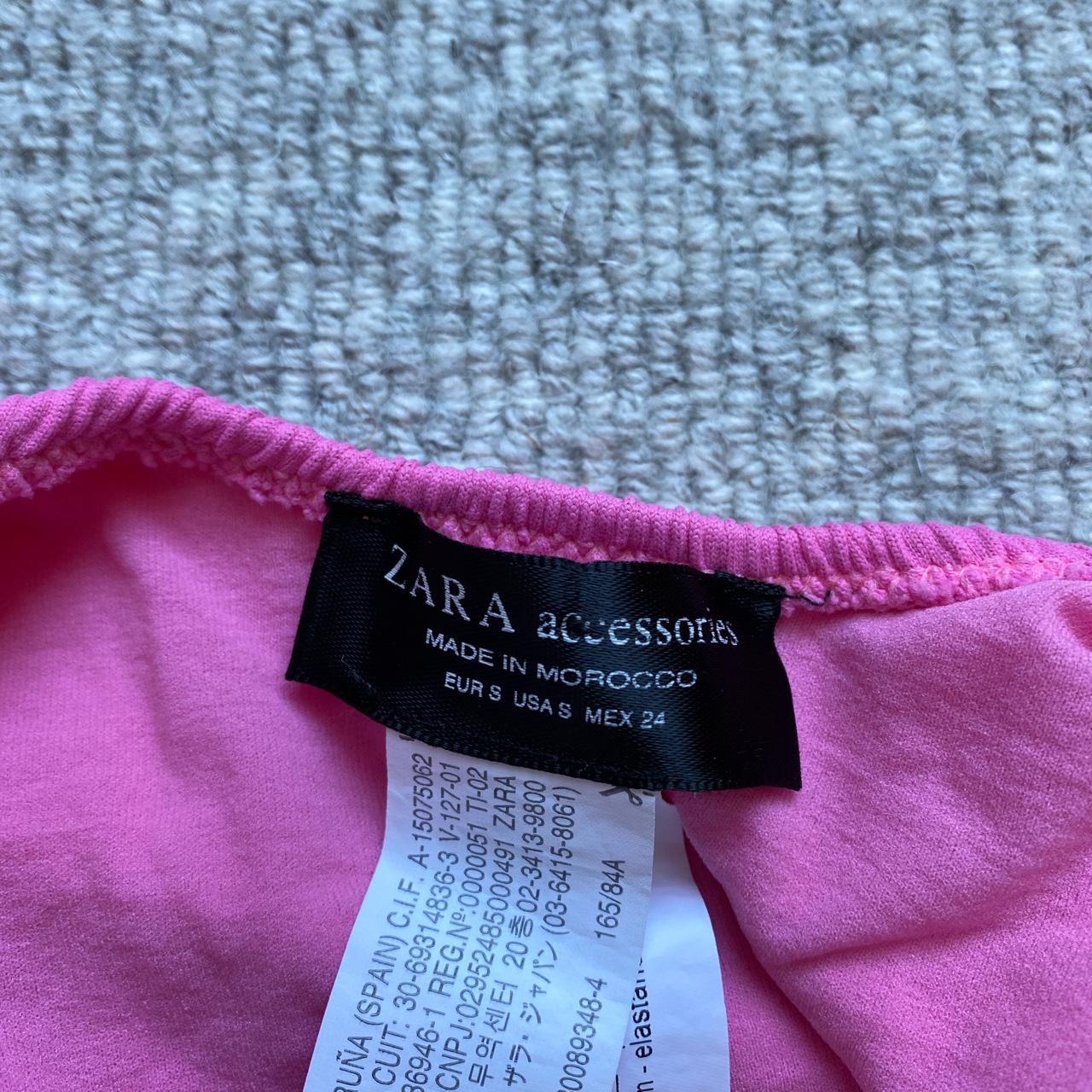 Zara high cut pink swim suit. Size 4/6. Ignore:... - Depop