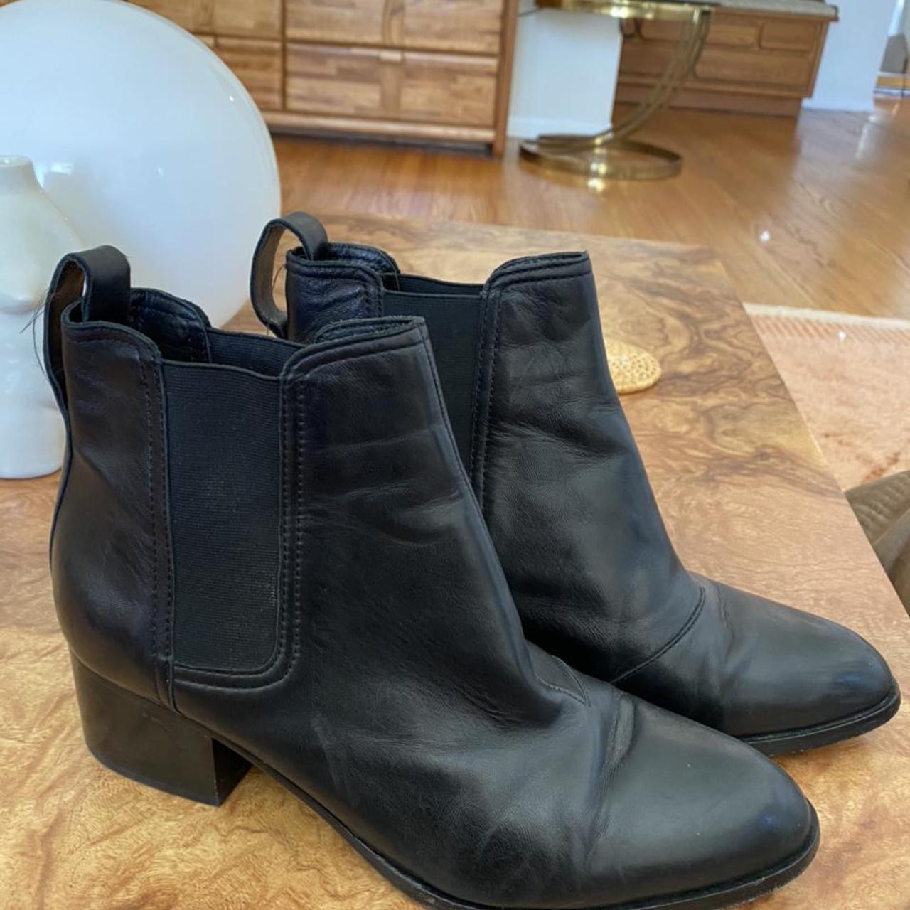 Rag and Bone heeled booties. Size 39. Worn once or... - Depop