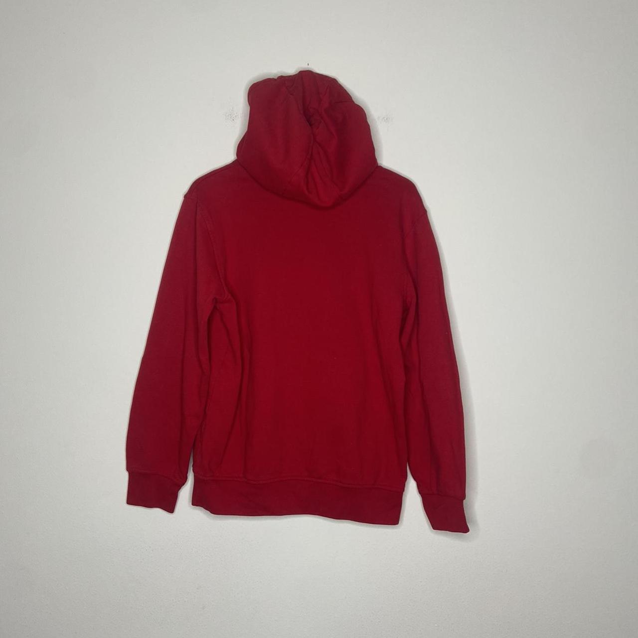 Umbro Men's Red and Black Hoodie | Depop