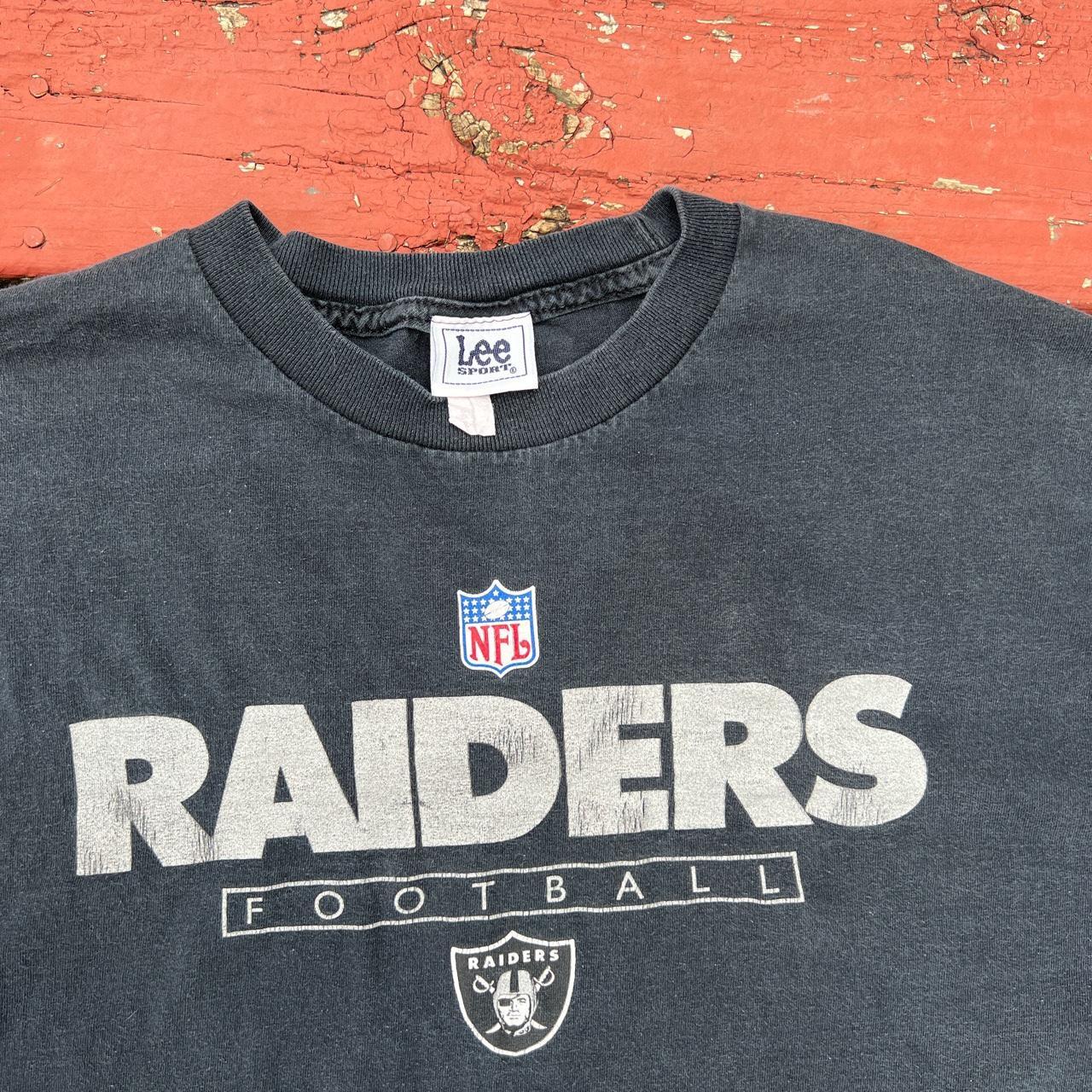 Vintage 90s Los Angeles Raiders Full spellout - Depop