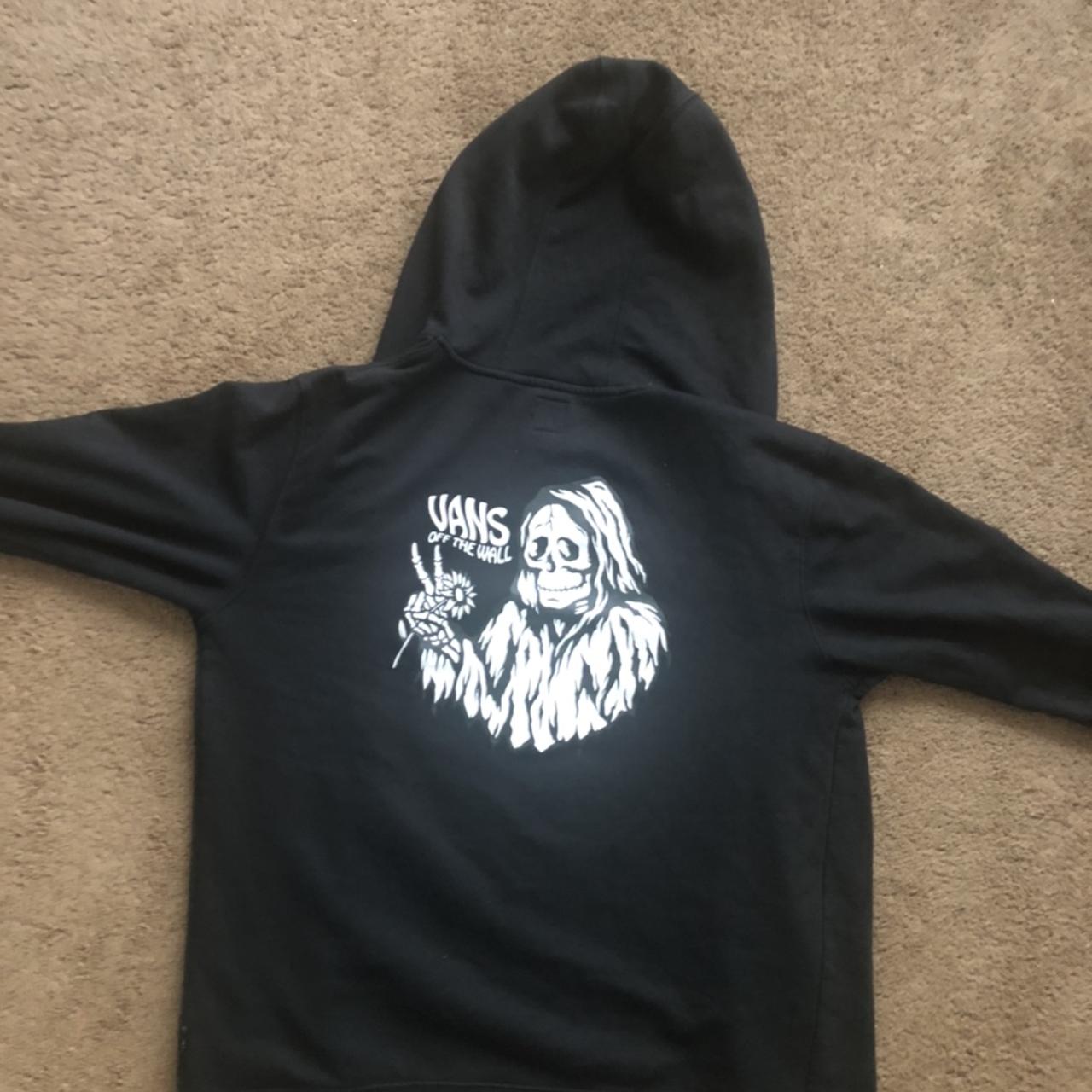 Vans skull zipper hoodie