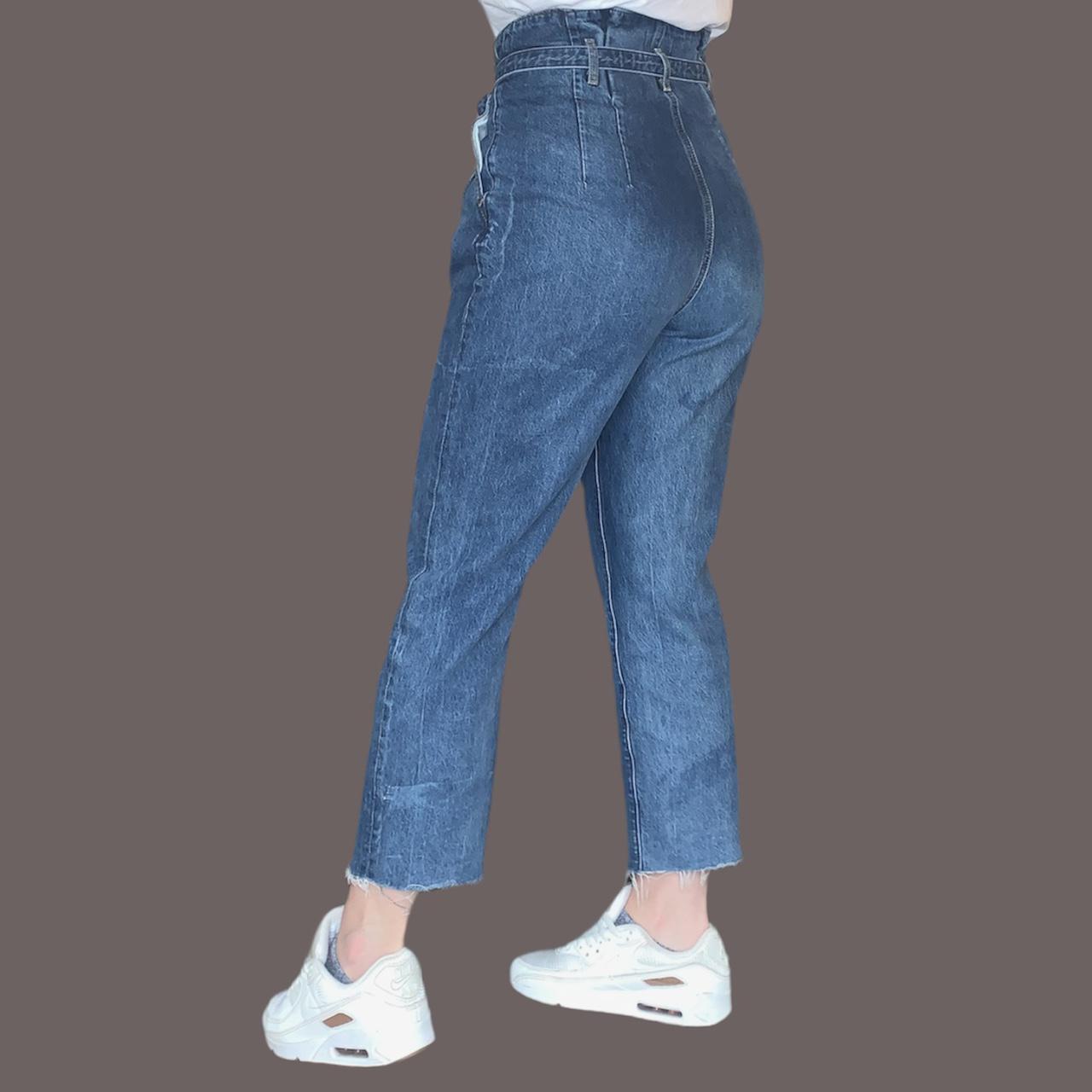 Abercrombie paperbag waist on sale jeans