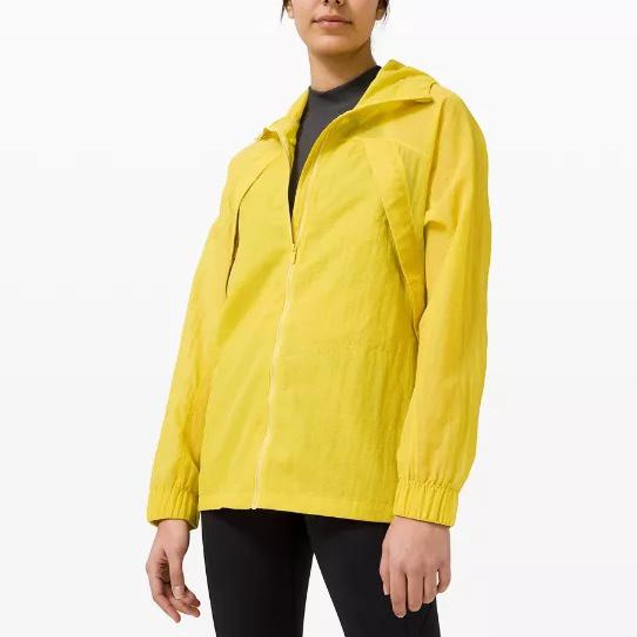 Yellow clearance lululemon jacket