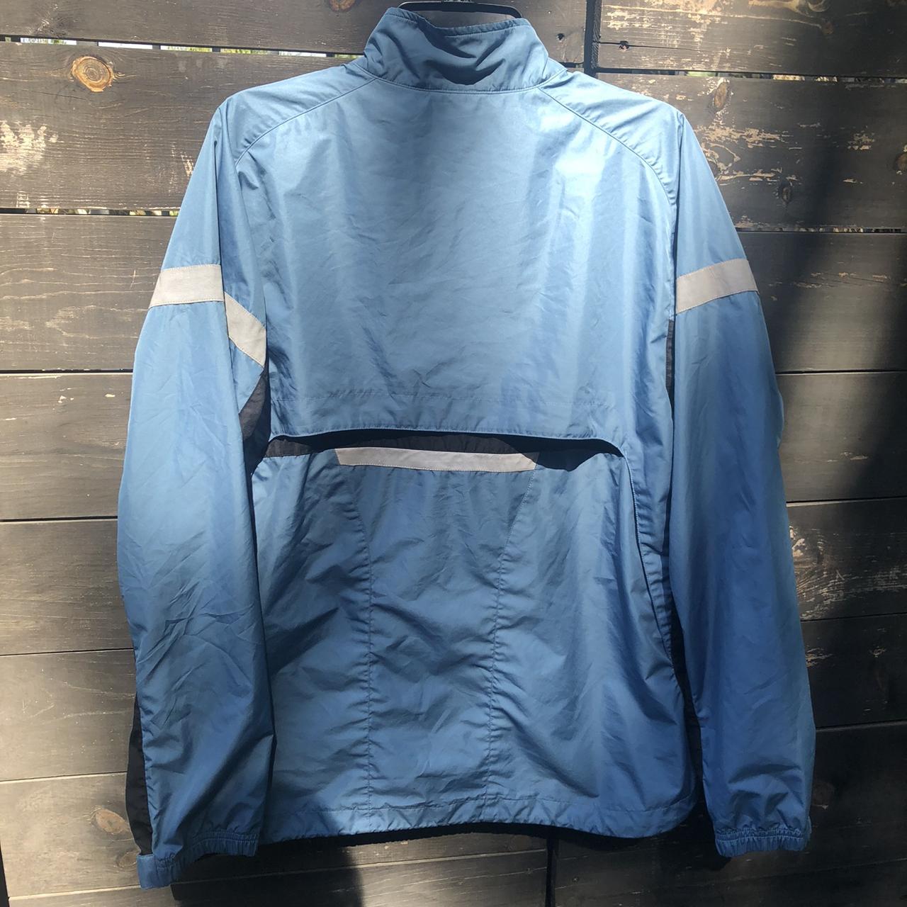 3M NIKE WINDBREAKER Blue Nike Reflective... - Depop