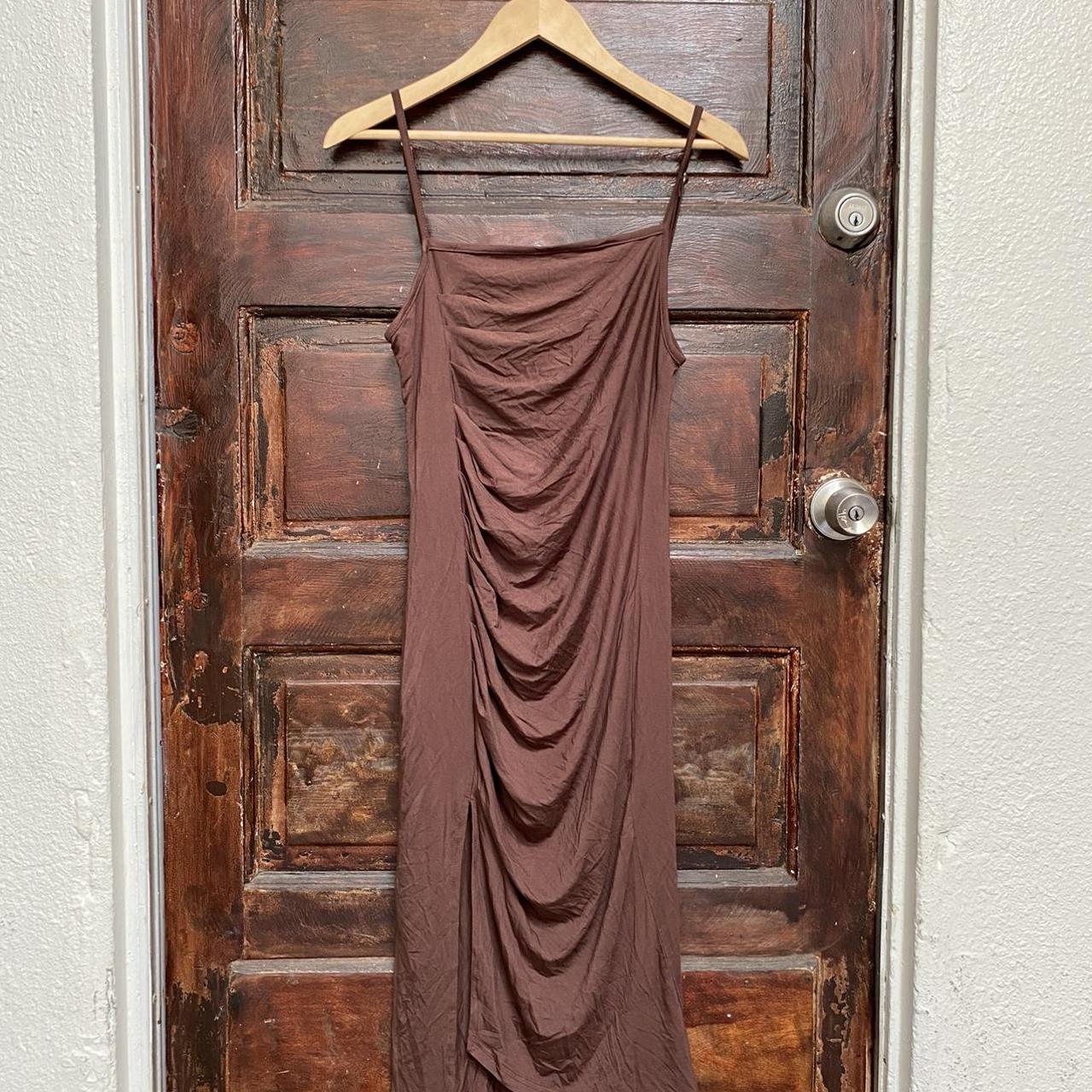 NEW! Cider Brown Midi Dress NWT Size Large... Depop