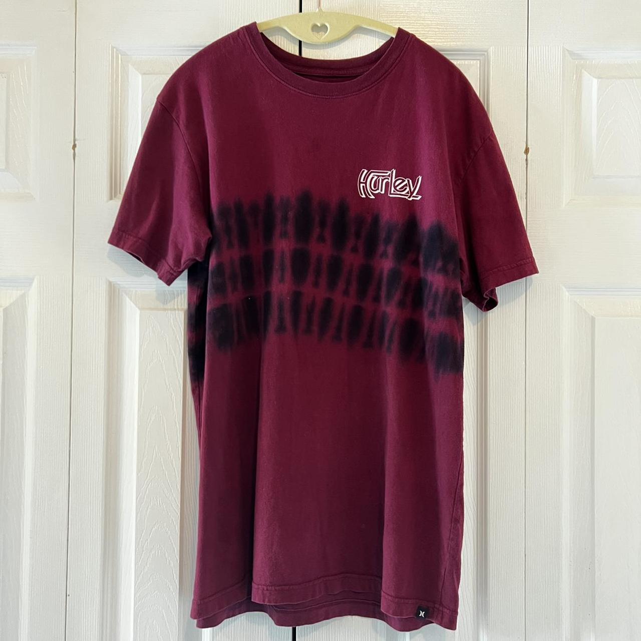 hurley tie dye t shirt
