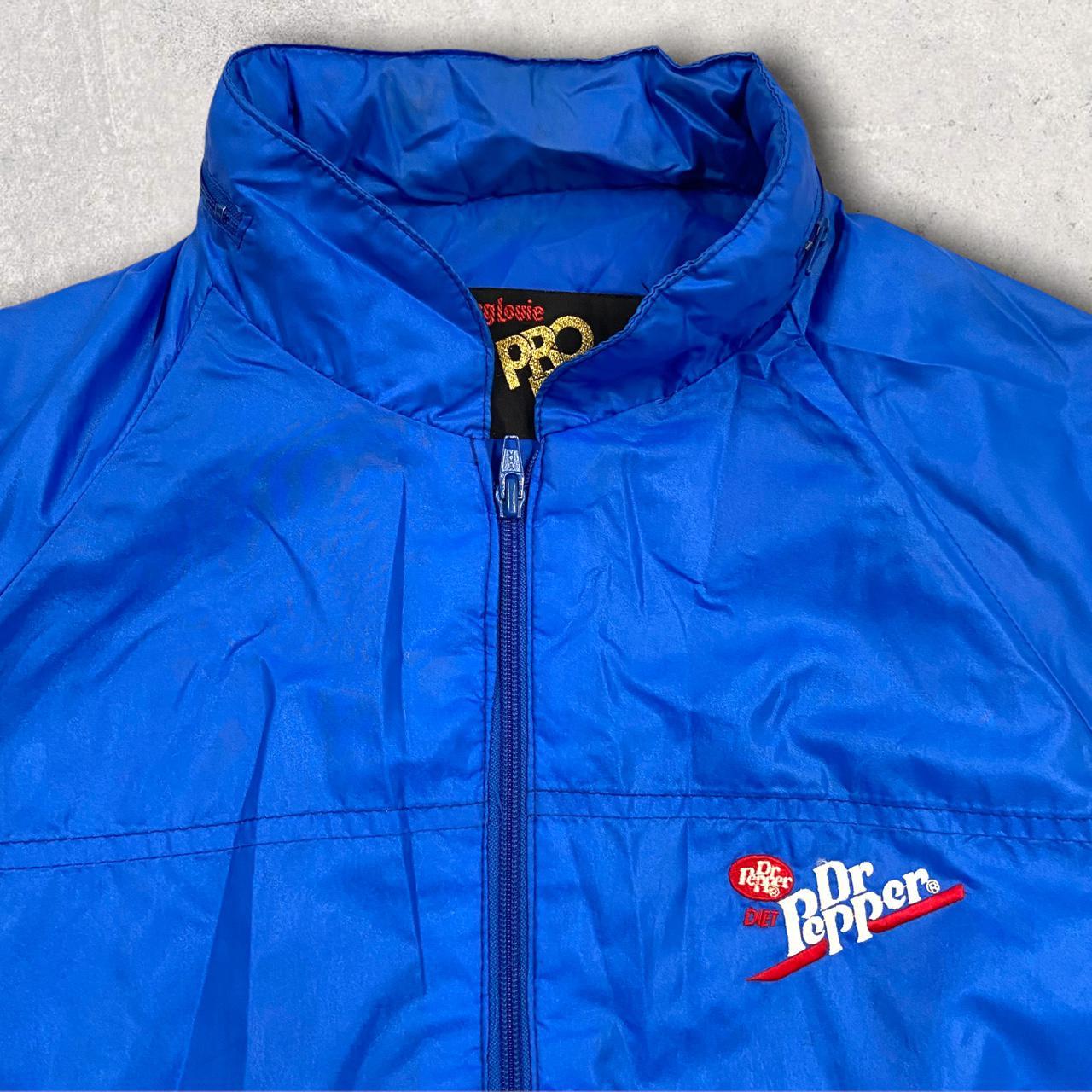 Vintage 90s USA Doctor Pepper windbreaker... - Depop