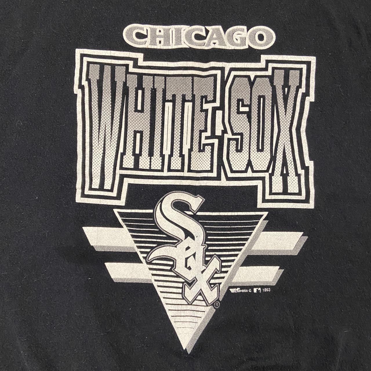 Chicago White Sox baseball vintage 90s black... - Depop