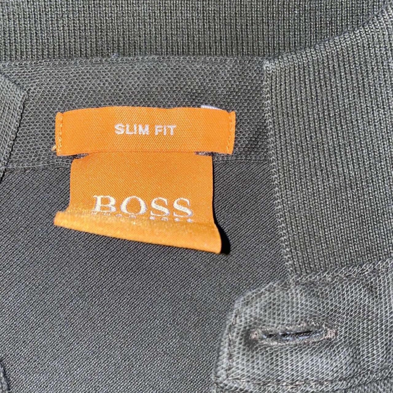 khaki green hugo boss polo