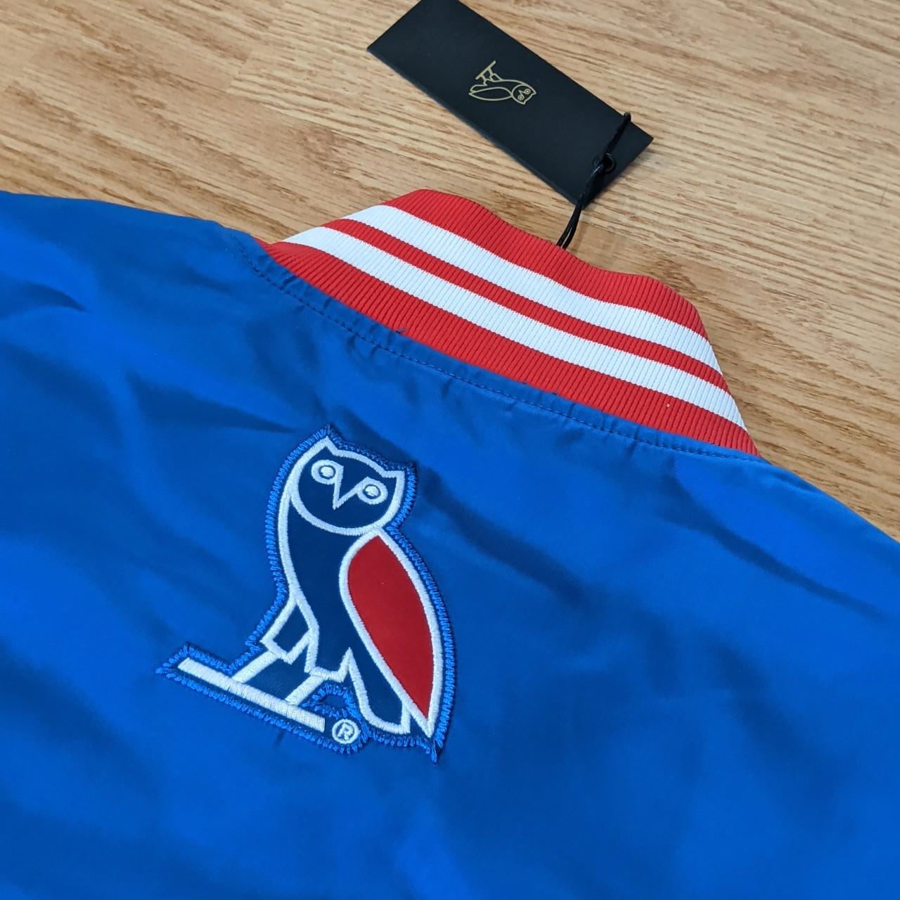 October's Very Own OVO Knicks NBA Blue Varsity Jacket