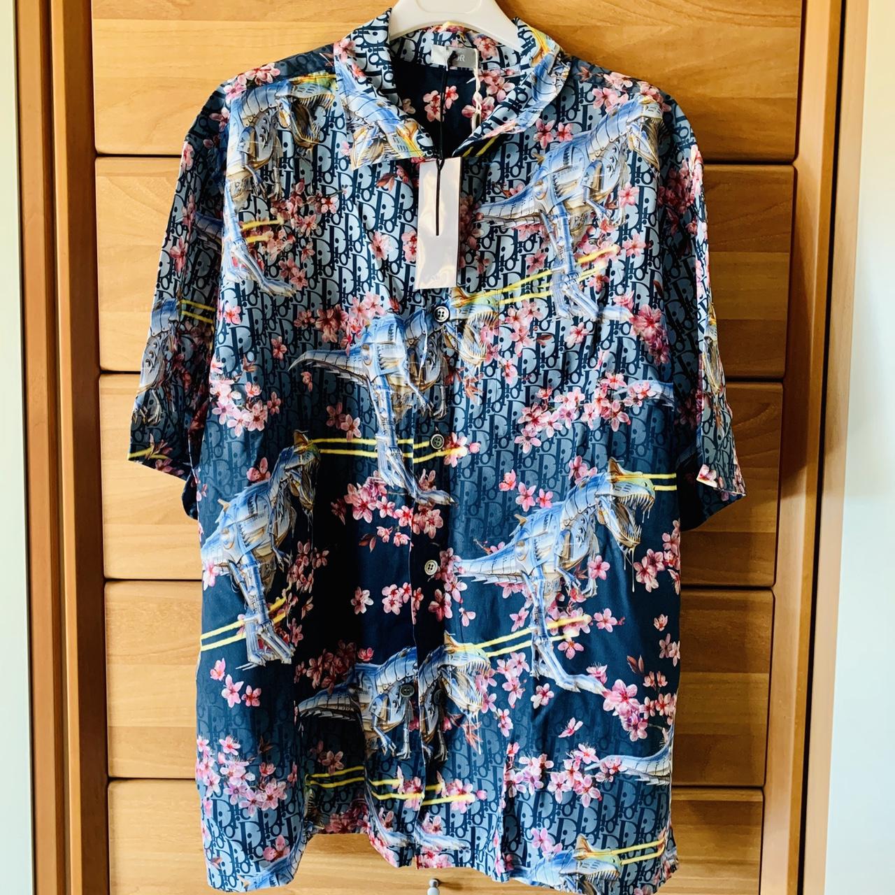 Dior Oblique Cassey Denim Shirt 42 123854713 | eBay