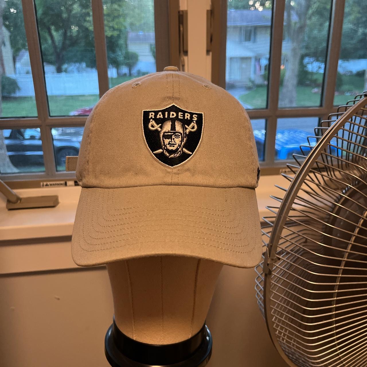 Raiders 47 brand adjustable hat **WORN LESS THAN 3