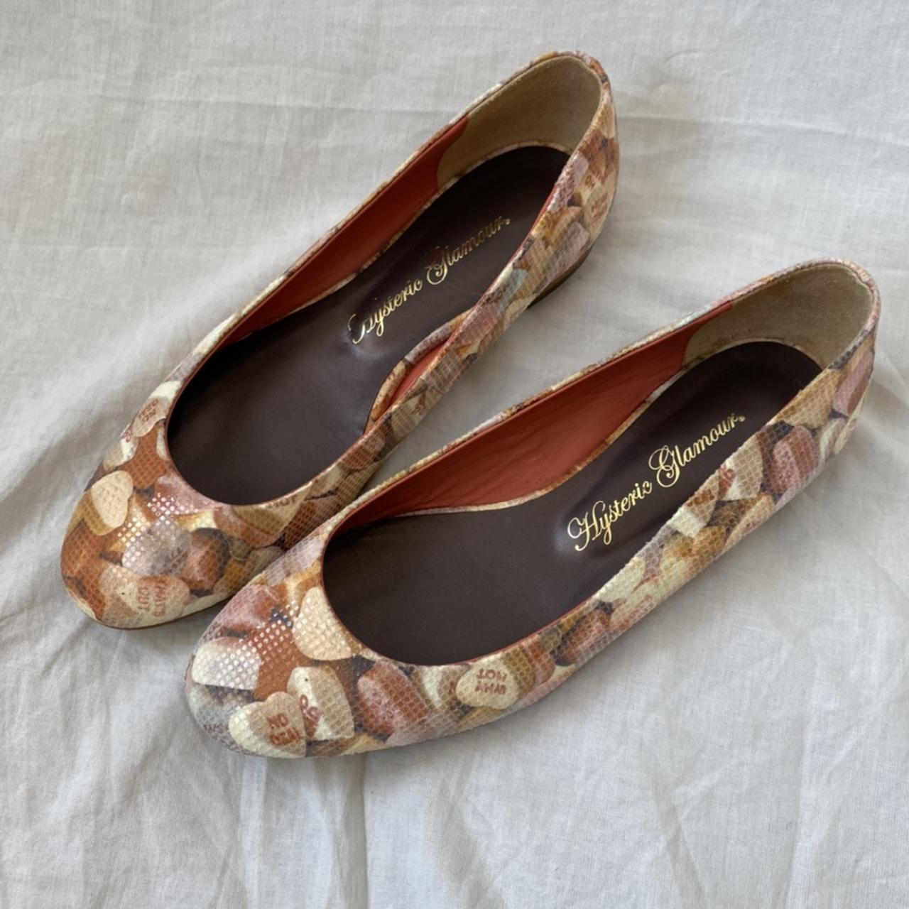 vintage HYSTERIC GLAMOUR cutest flats with a candy... - Depop
