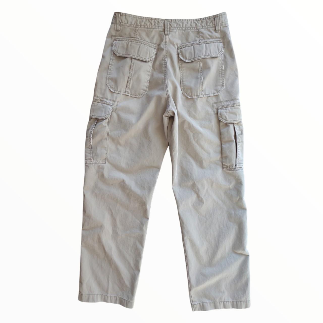 Khaki cargo pants • Many Pockets Size: 34W×34L... - Depop
