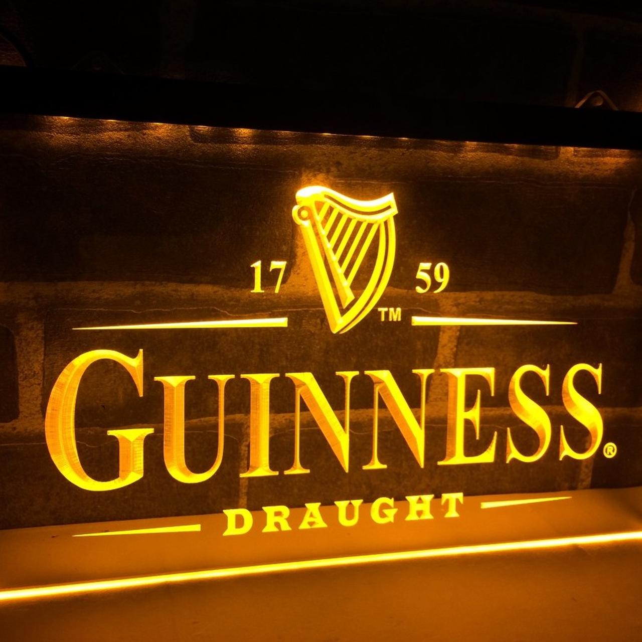 Guinness deals neon light