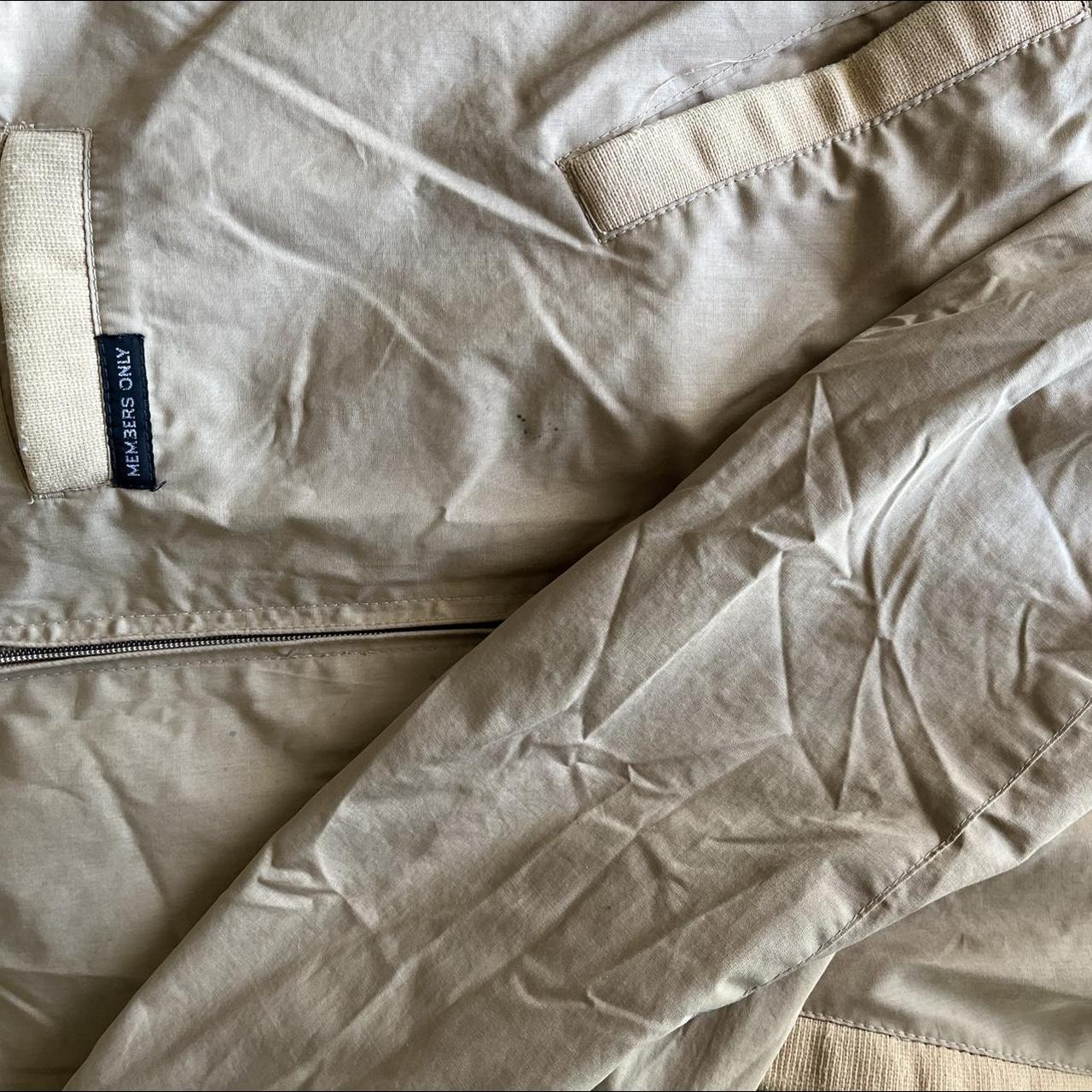 Members Only Men's Tan and Cream Jacket (3)