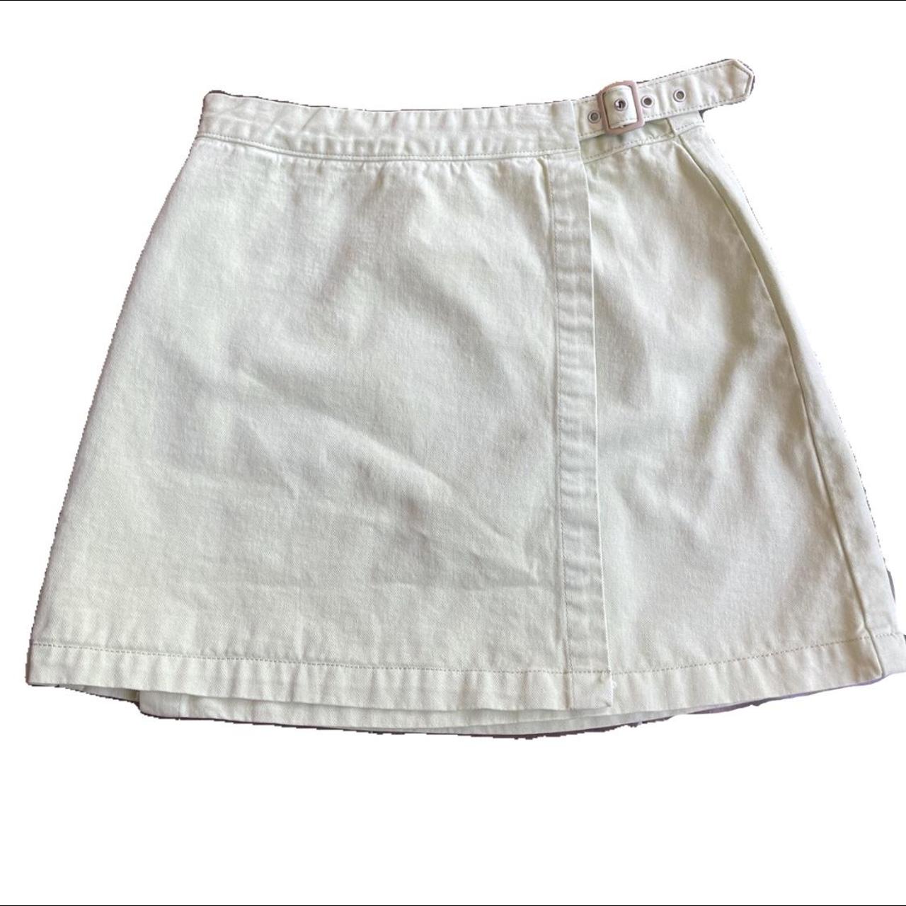 Brandy Melville J. Galt green wrap skirt... Depop