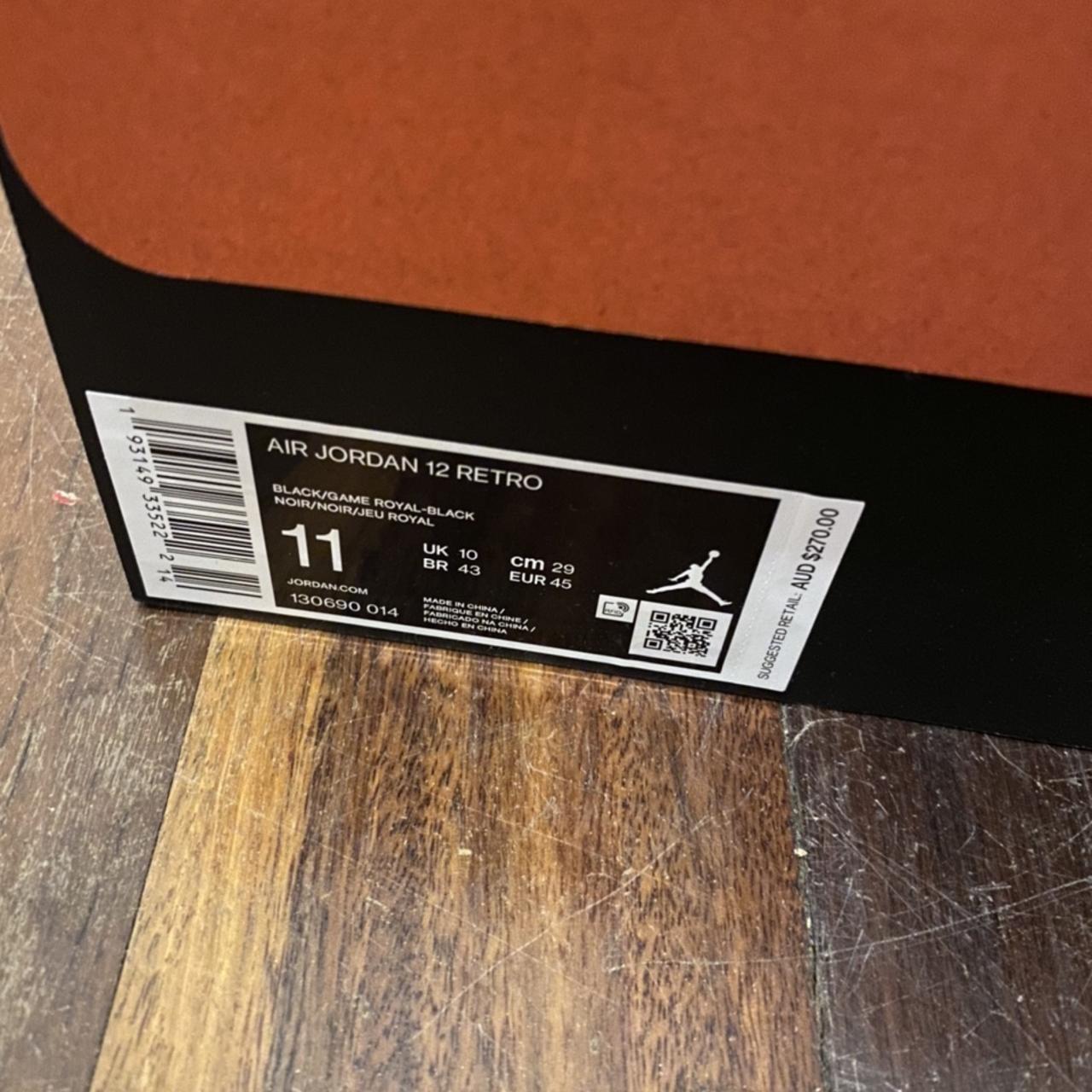 jordan 12 game royal size 11