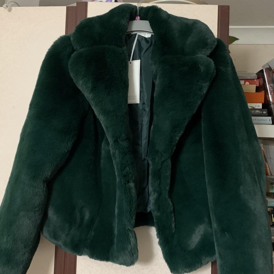 Michelle keegan 2025 green coat