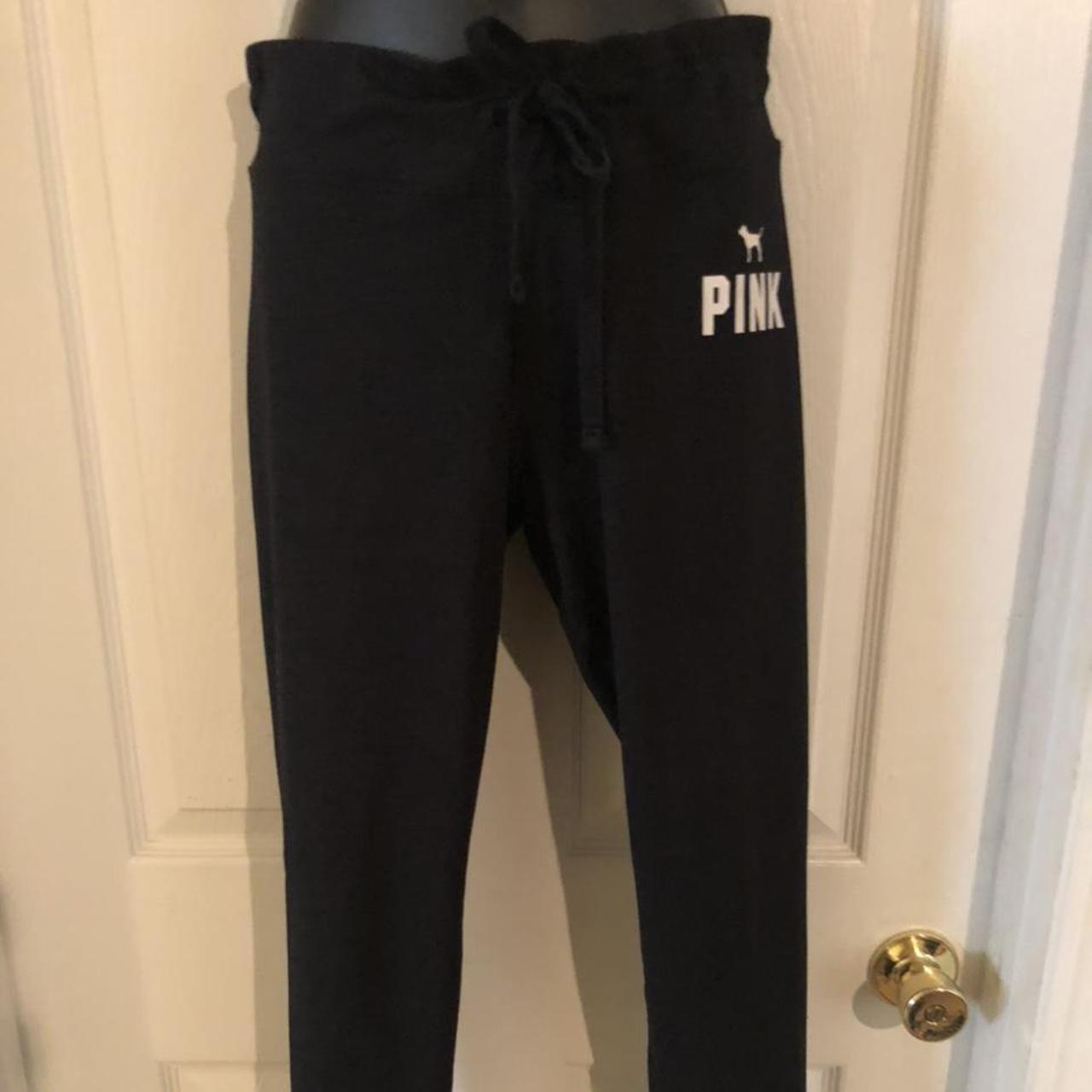 Victoria secret black on sale sweatpants