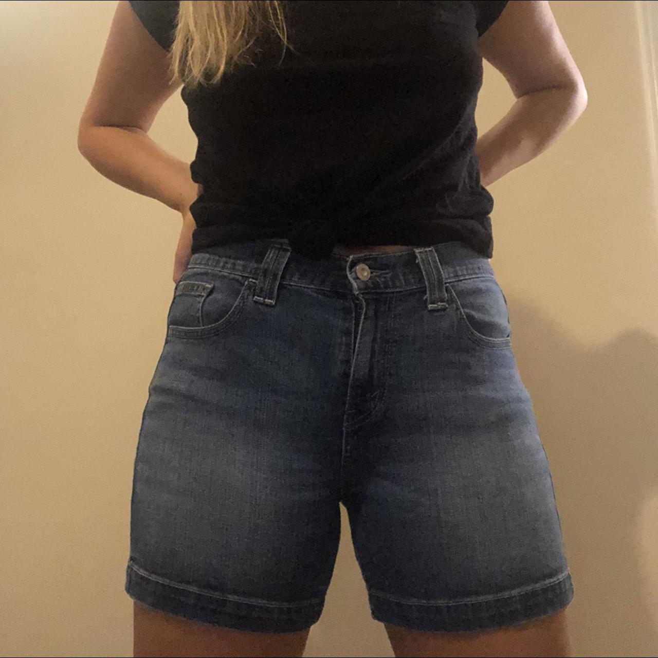 Levi's Women's Blue Shorts | Depop