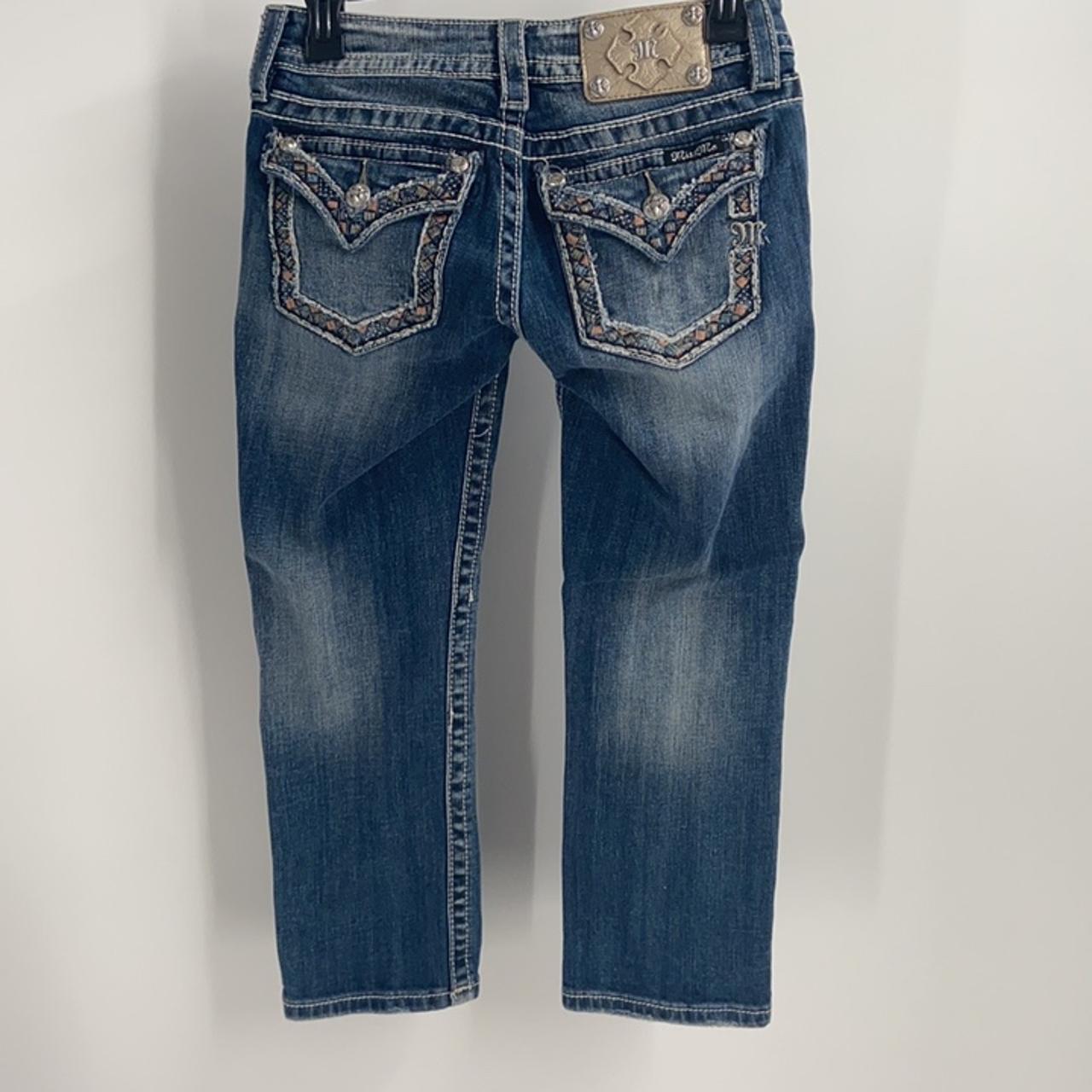 Miss me low rise denim capris Brand miss me Size... - Depop