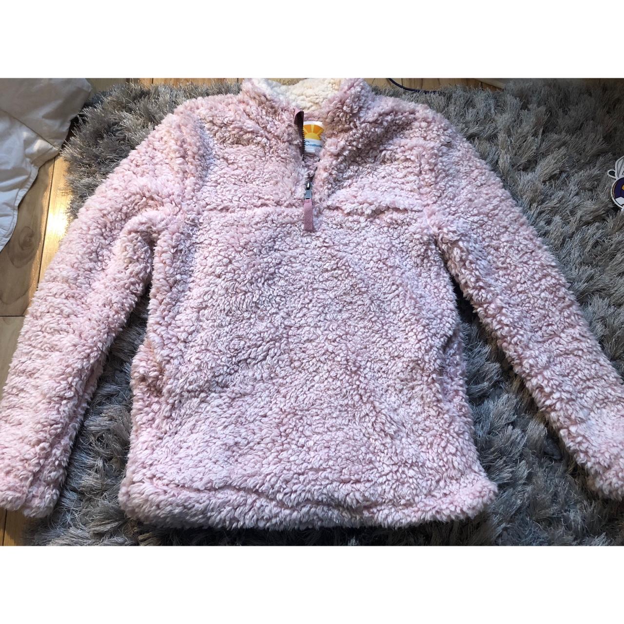 🍁the softest fluffy half-zip sweatshirt🍁 Kids size... - Depop