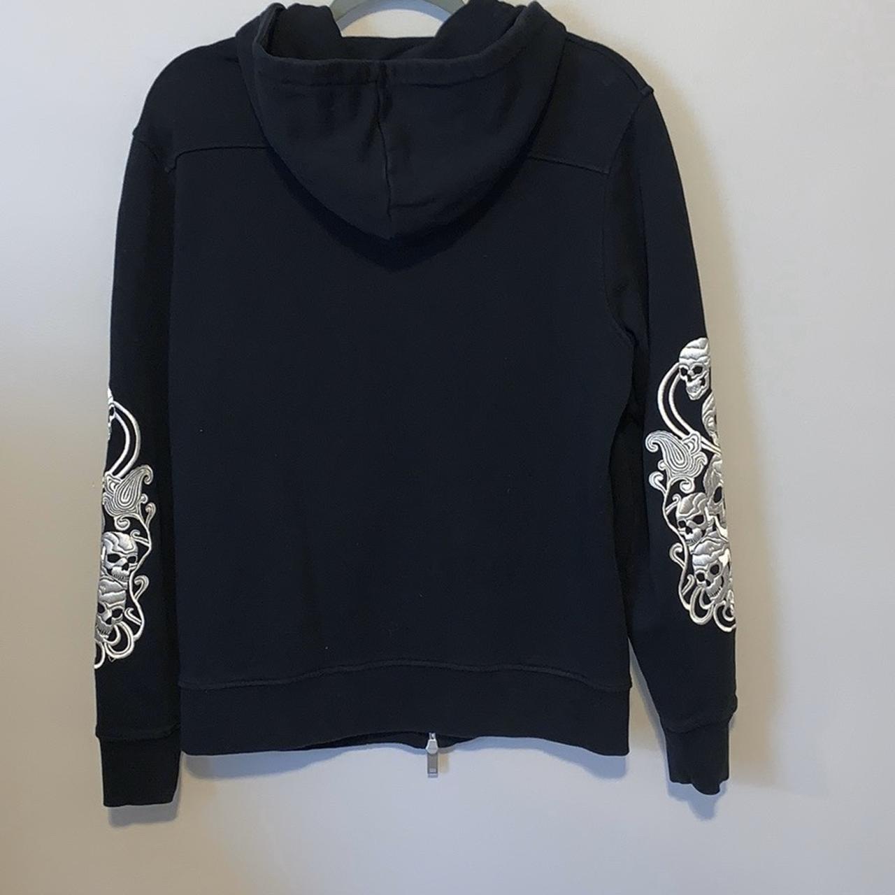 【送料&関税込】Alexander McQueen Drawstring Zip Up Hoodie Alexander McQueen - Black zip-up hoodie | Exclusive Designer