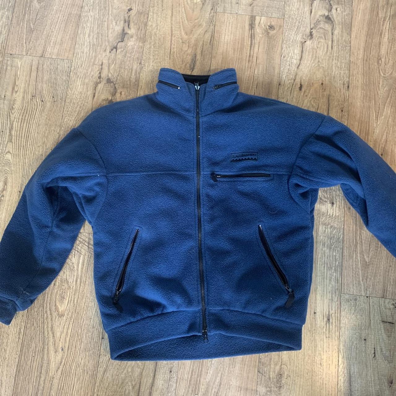 Kathmandu navy blue fleece zip polartec super warm... - Depop