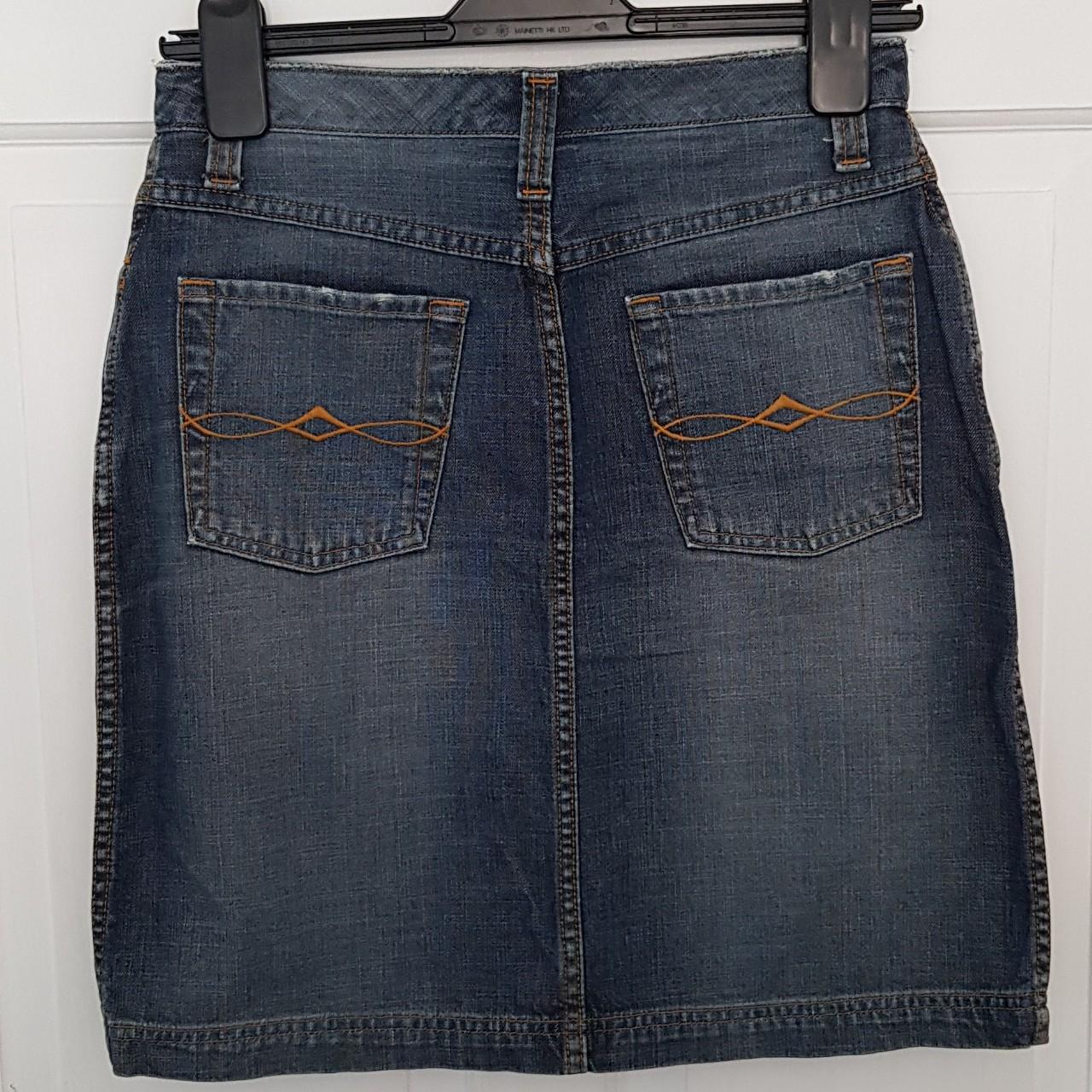 Dark Denim Long Blue Jean Skirts H&m Denim Skirt And Long