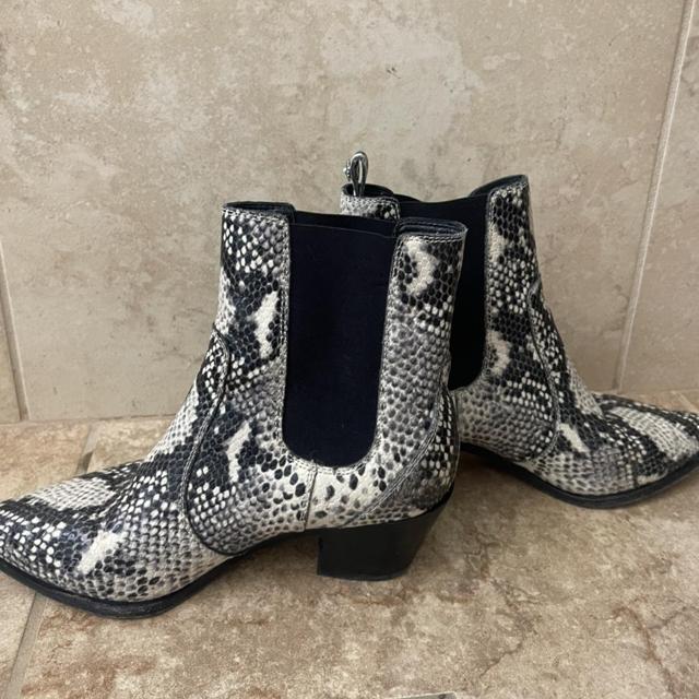 Paige snakeskin cheap boots