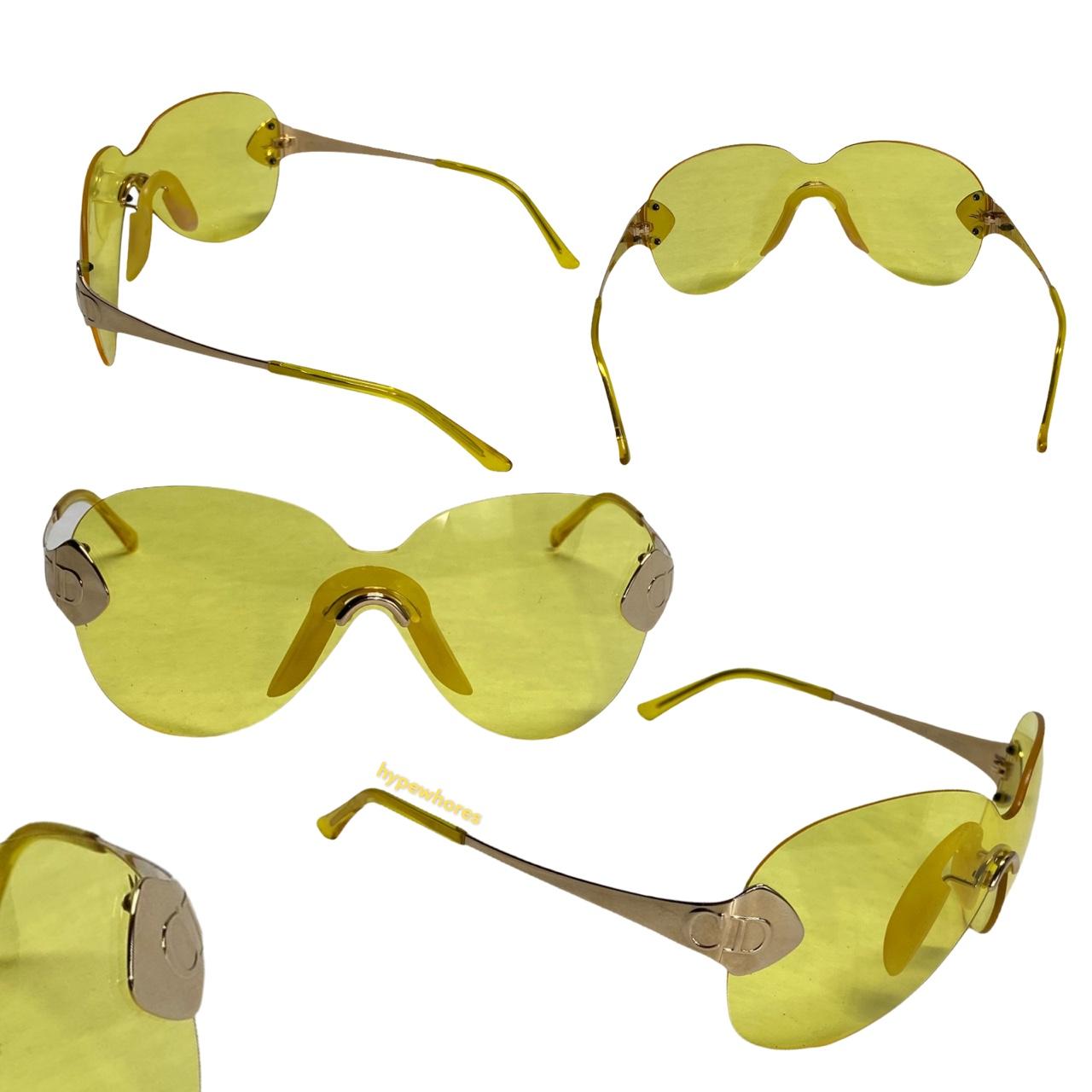 Dior 2025 yellow sunglasses