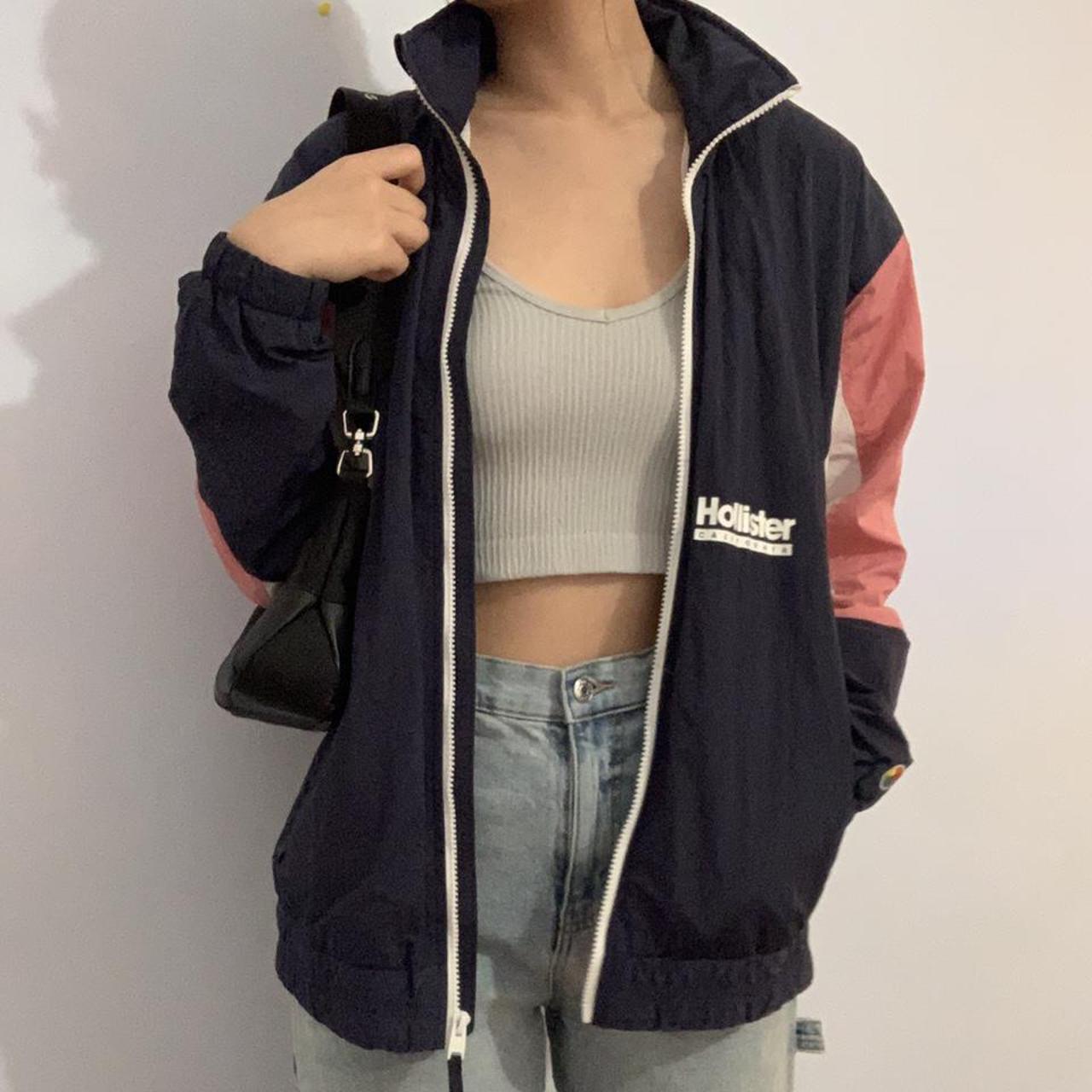 Hollister colorblock windbreaker hotsell