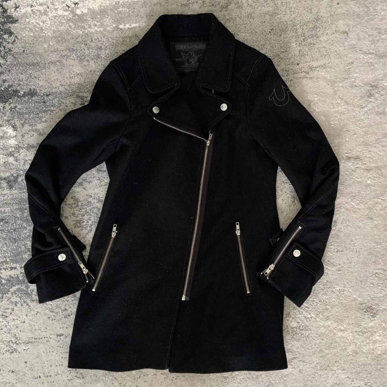 True Religion Coat - Brand: True Religion - Black... - Depop