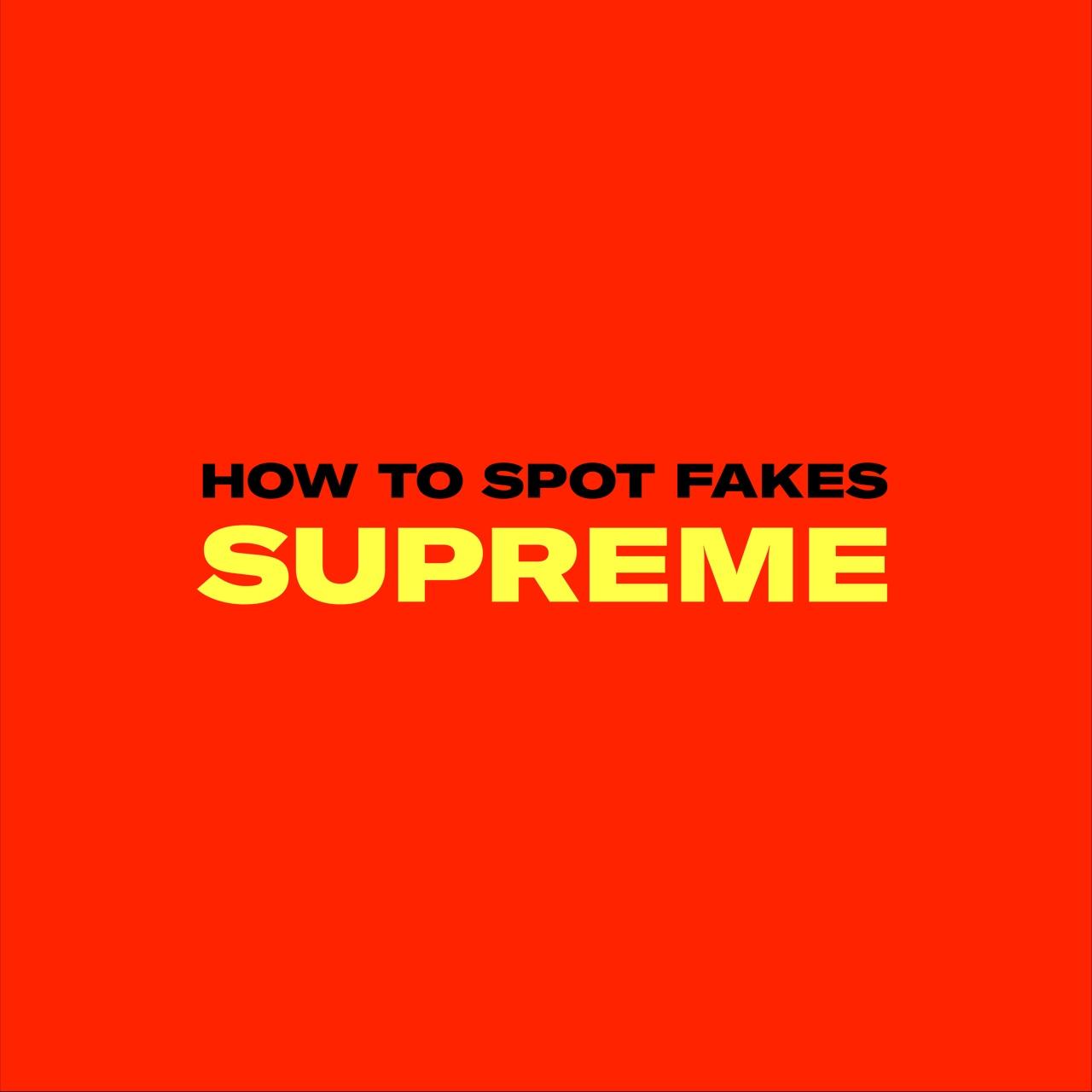 fake supreme red