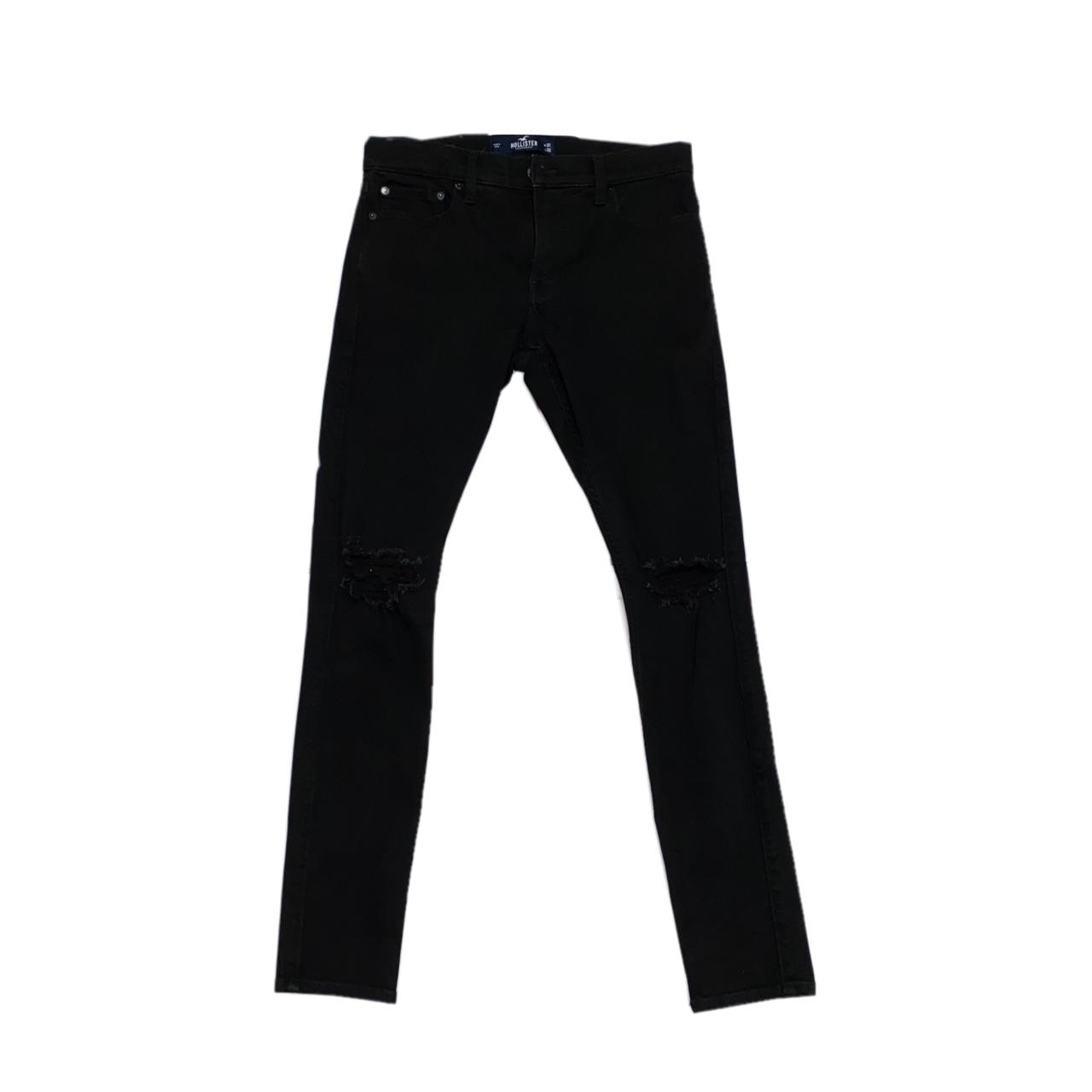 Hollister Advanced Stretch Black Pants Size: W 31,... - Depop