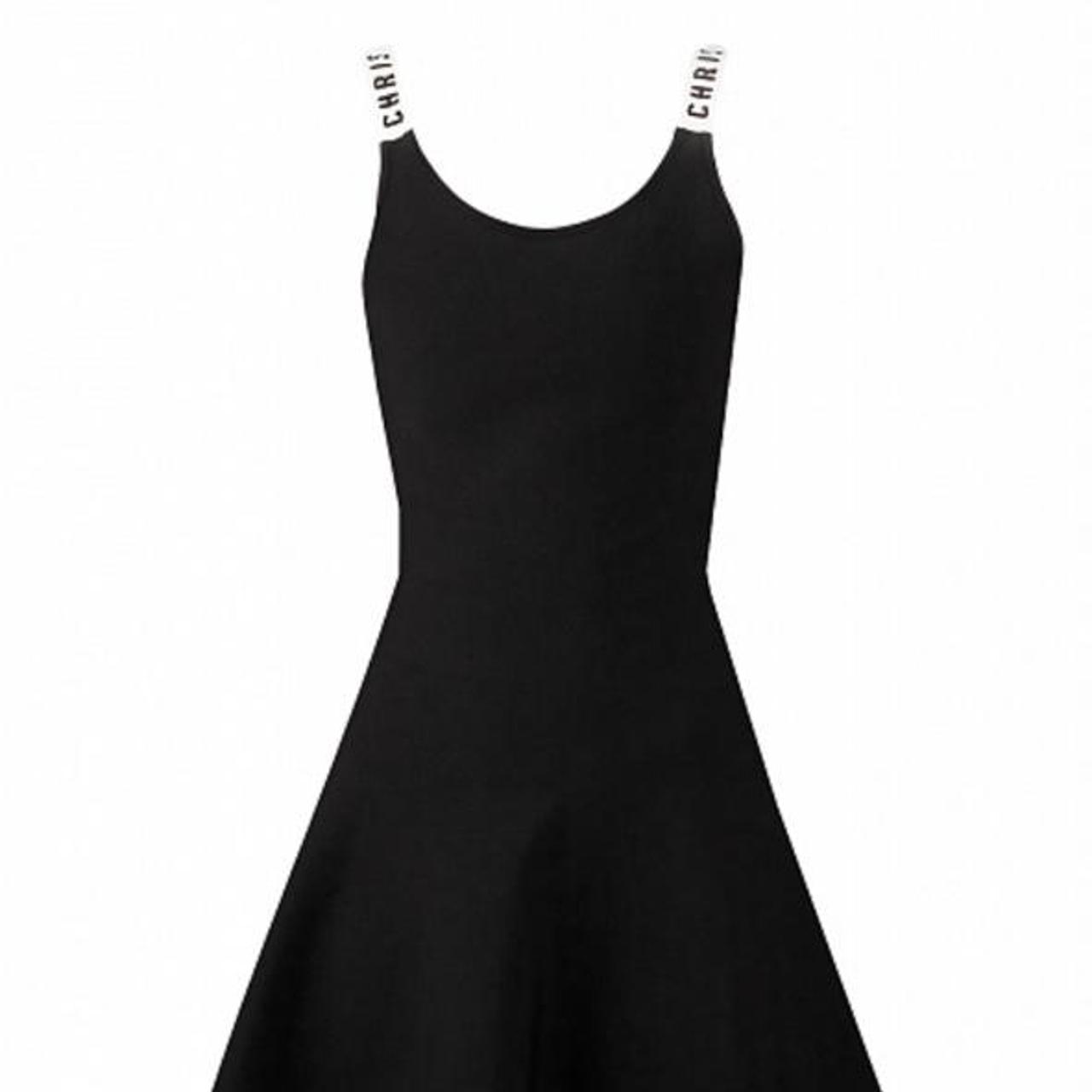 Christian Dior logo strap dress