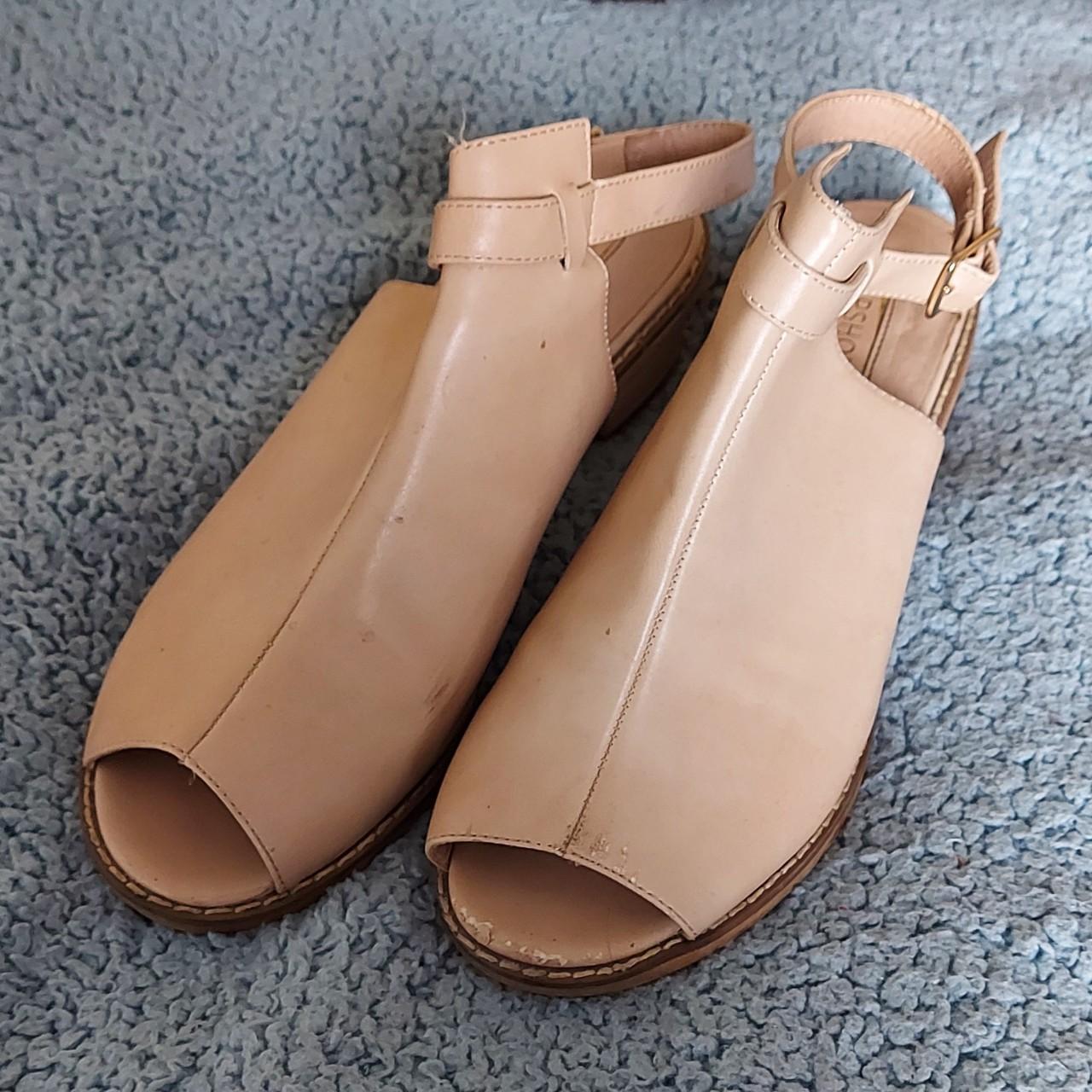 River island buckle online sandals