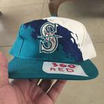 Vintage 1980s Seattle Mariners Trident Logo Trucker - Depop