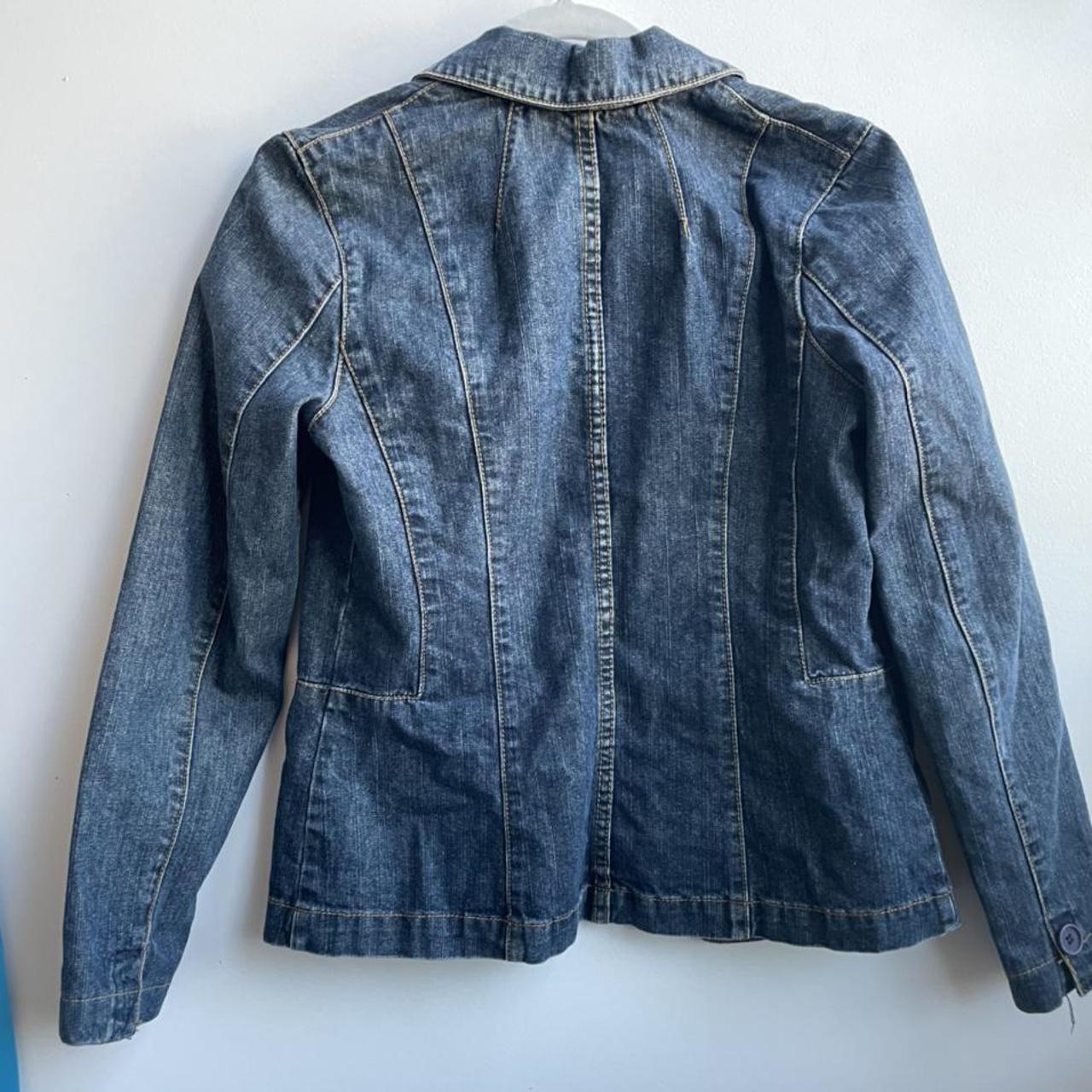 Vintage JUICY COUTURE denim jacket Adorable 2000s... - Depop