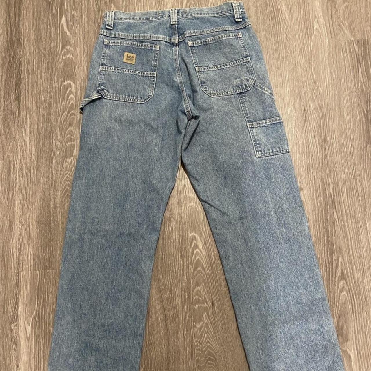 Vintage Lee carpenter jeans. Look really nice and... - Depop