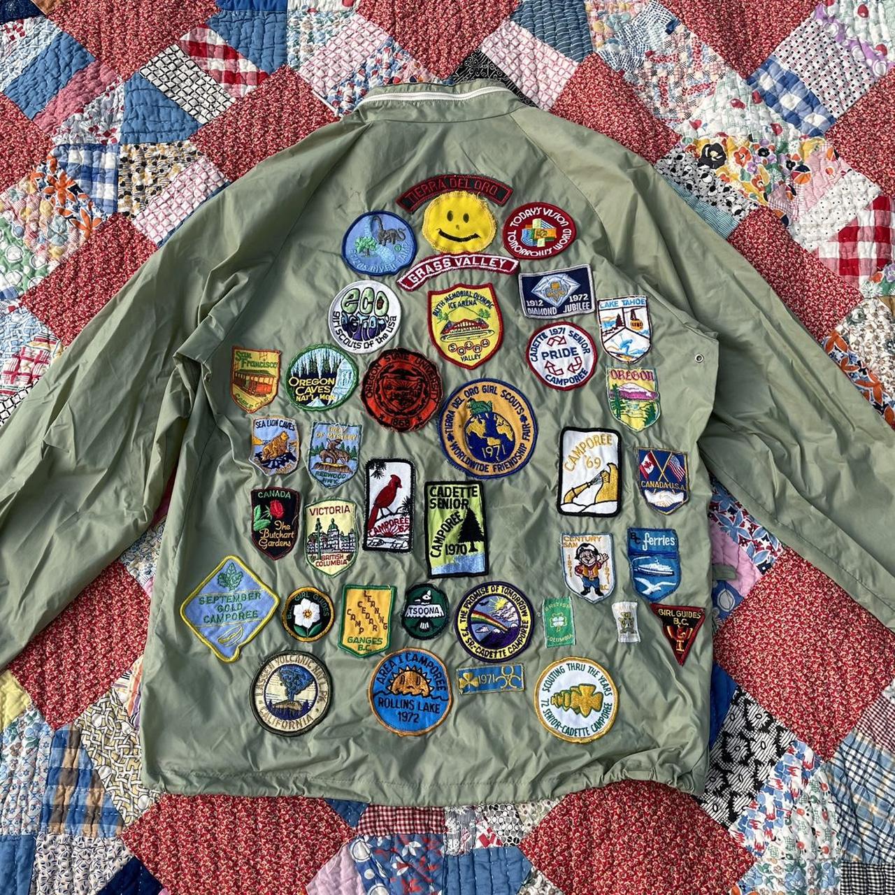 Vintage 1960’s/ 1970’s Girl Scouts Jacket. Tons of... - Depop