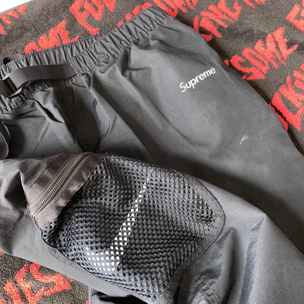 Supreme X Nike tracksuits black 3M logo Depop