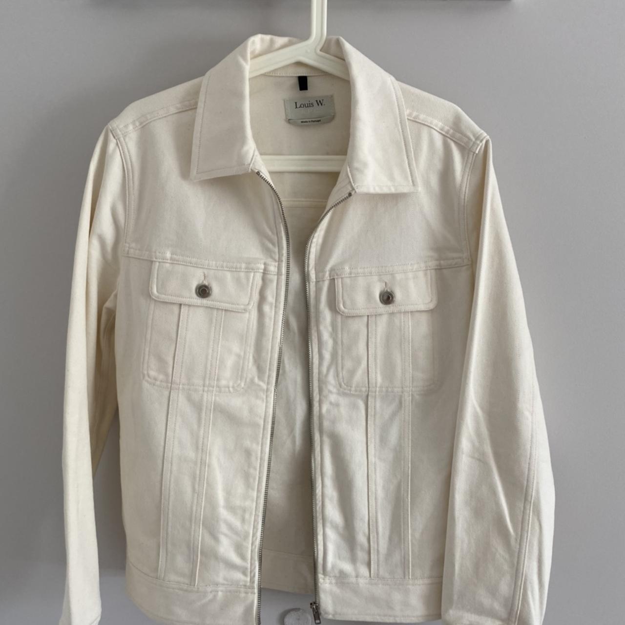 A.P.C. X Louis W white denim jacket in small. Worn...